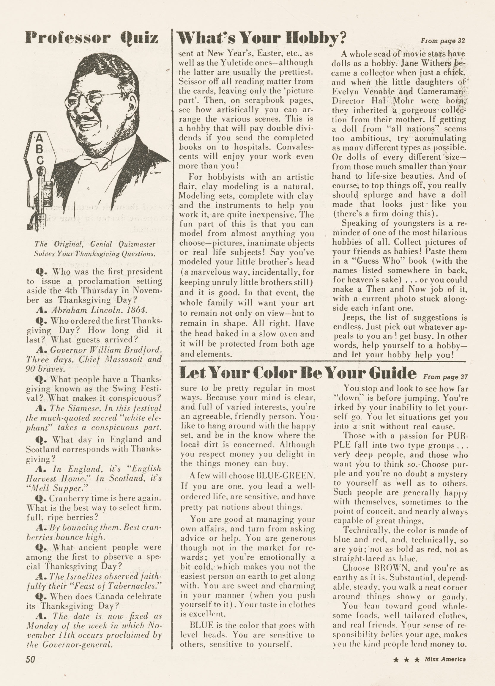Read online Miss America Magazine comic -  Issue #25 - 42