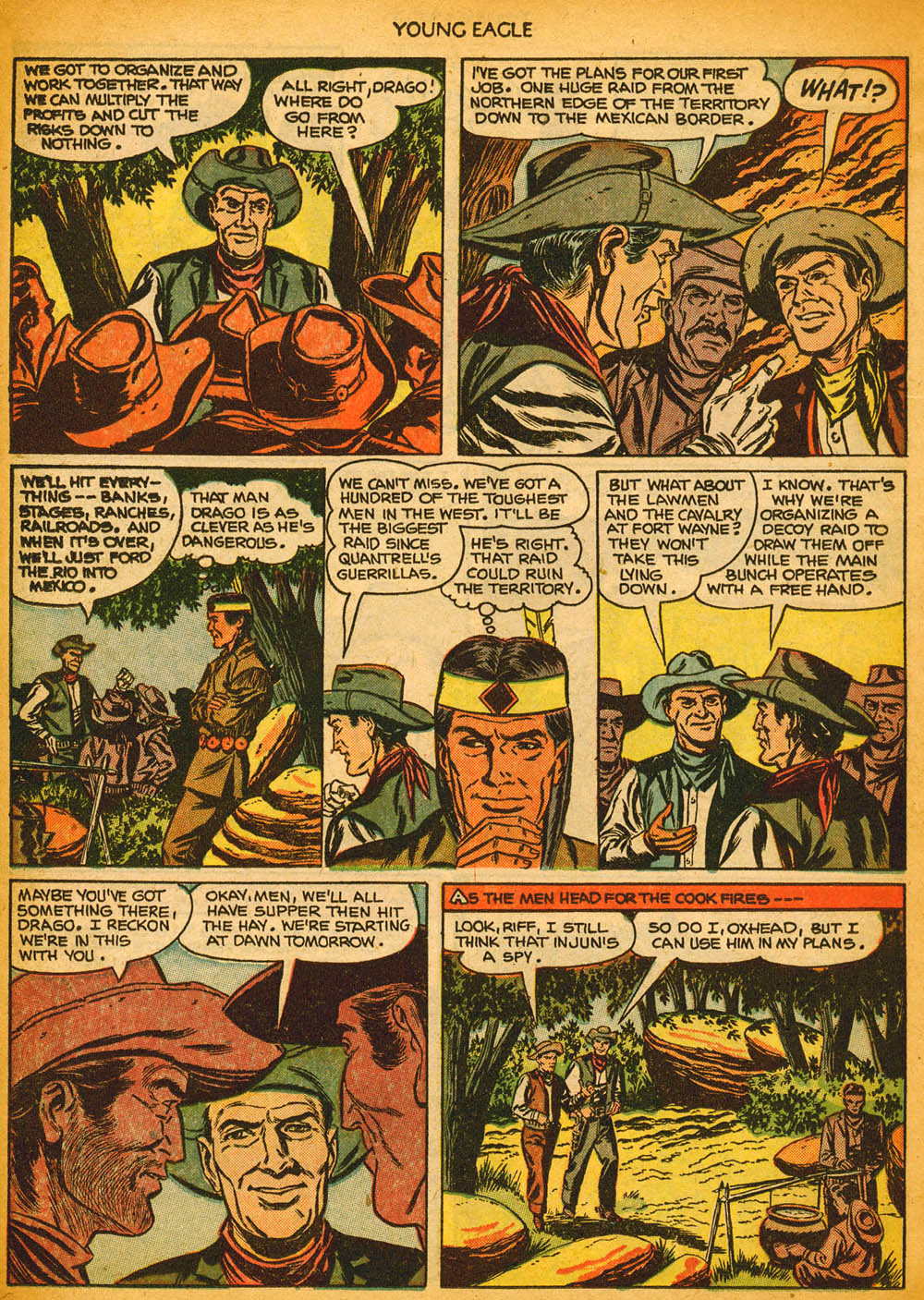 Read online Young Eagle comic -  Issue #10 - 8