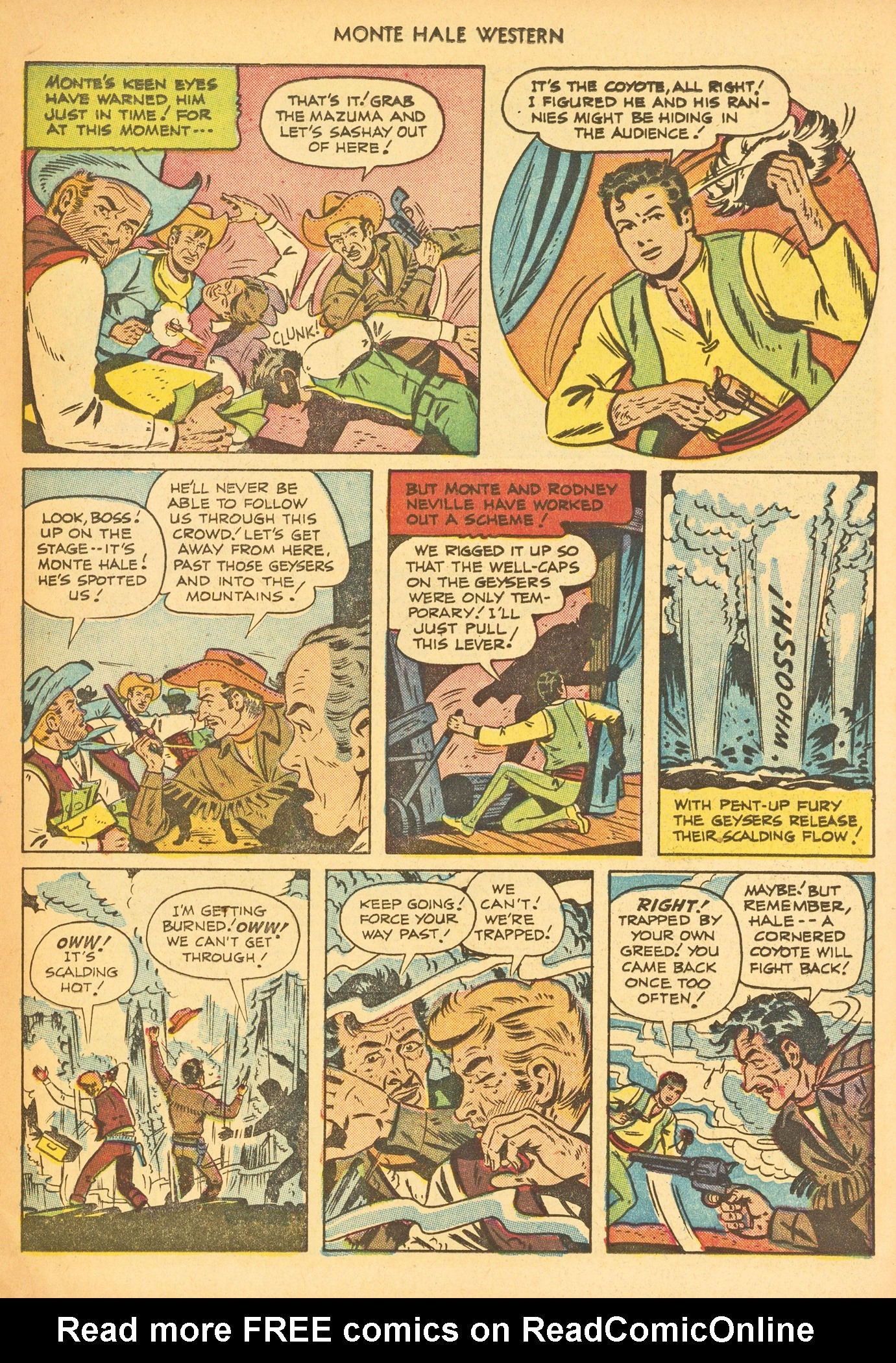 Read online Monte Hale Western comic -  Issue #66 - 19