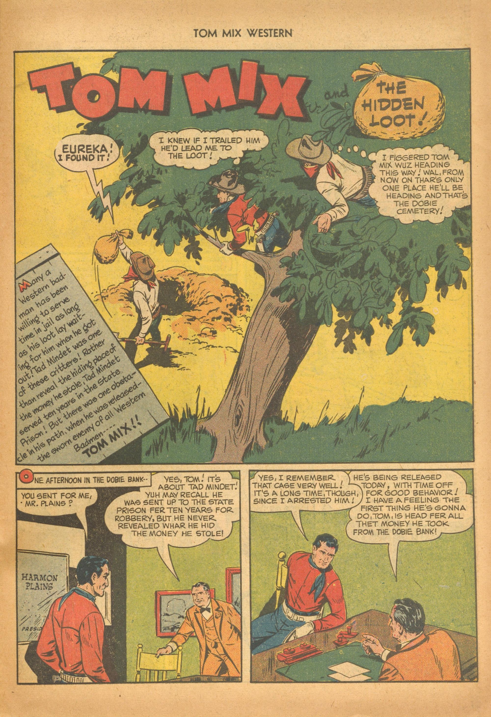 Read online Tom Mix Western (1948) comic -  Issue #28 - 43