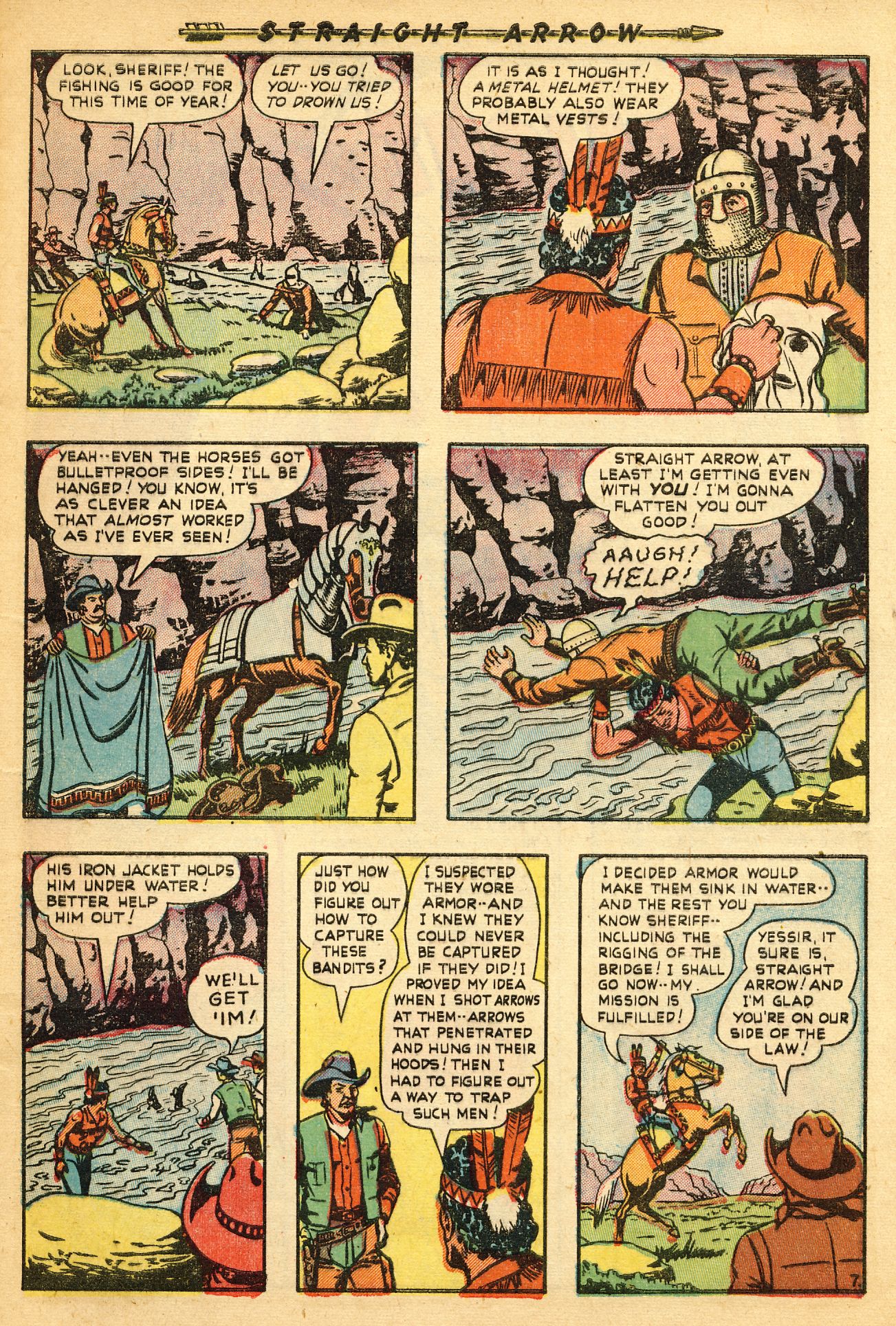 Read online Straight Arrow comic -  Issue #14 - 9