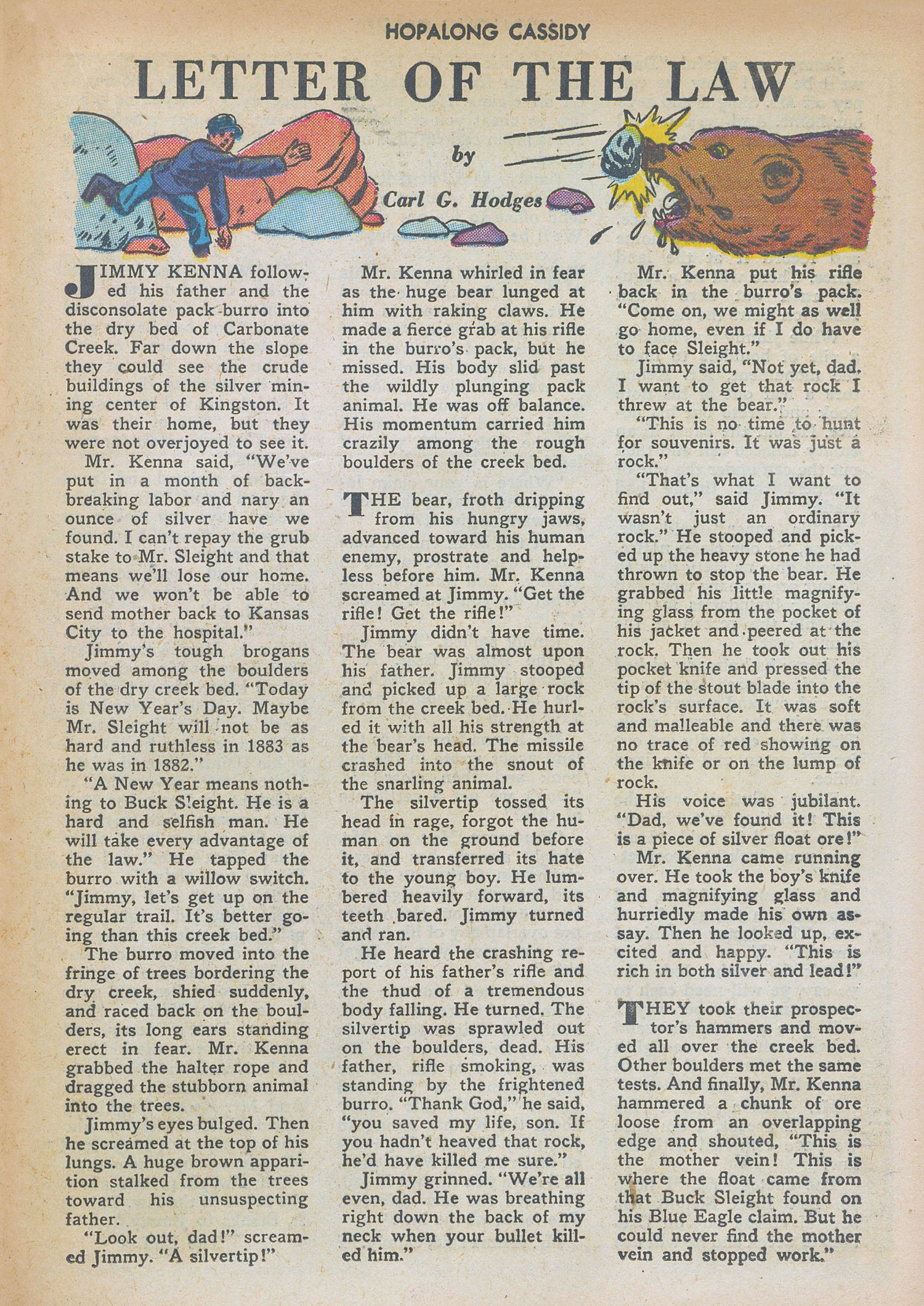 Read online Hopalong Cassidy comic -  Issue #7 - 29