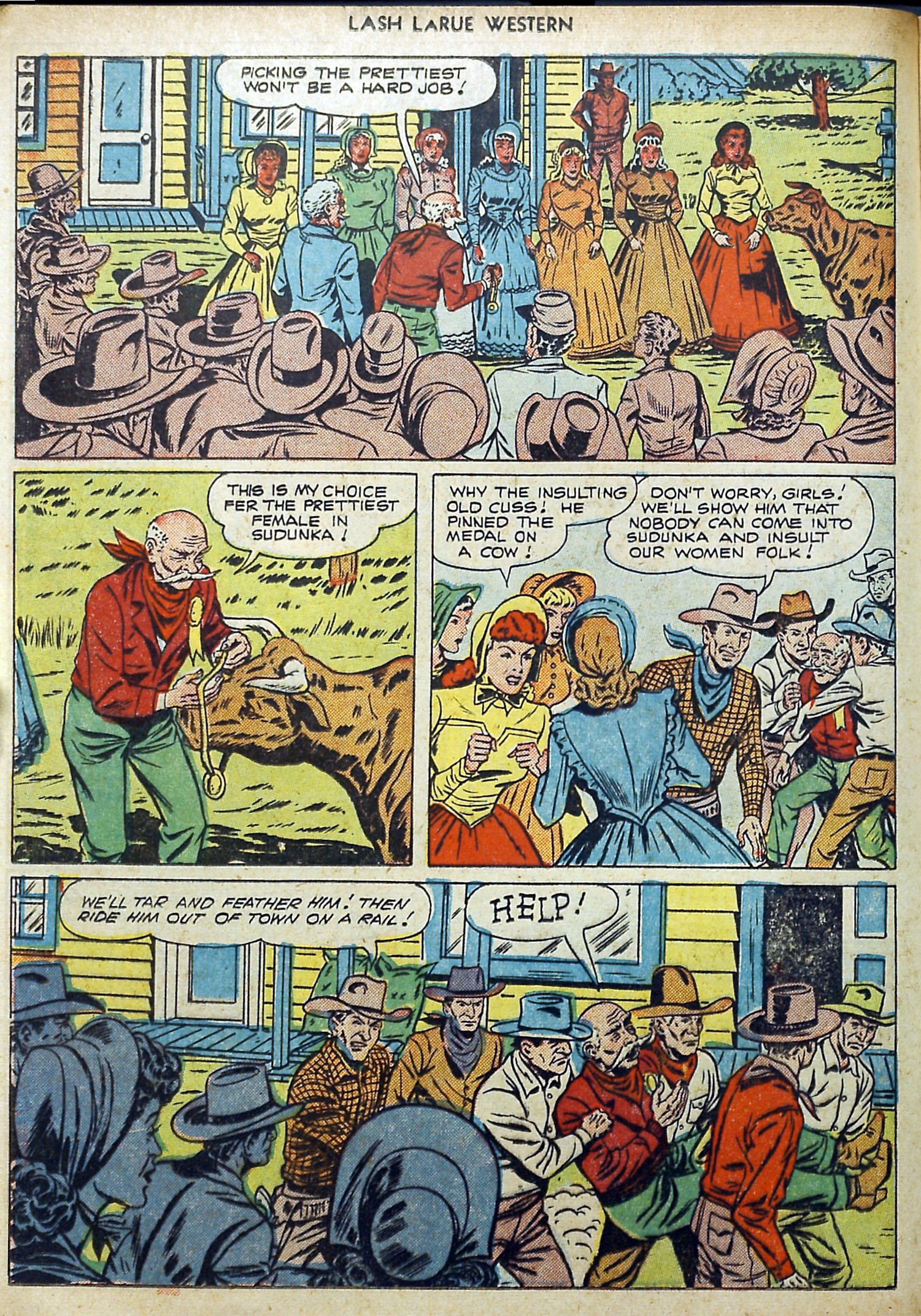 Read online Lash Larue Western (1949) comic -  Issue #11 - 24