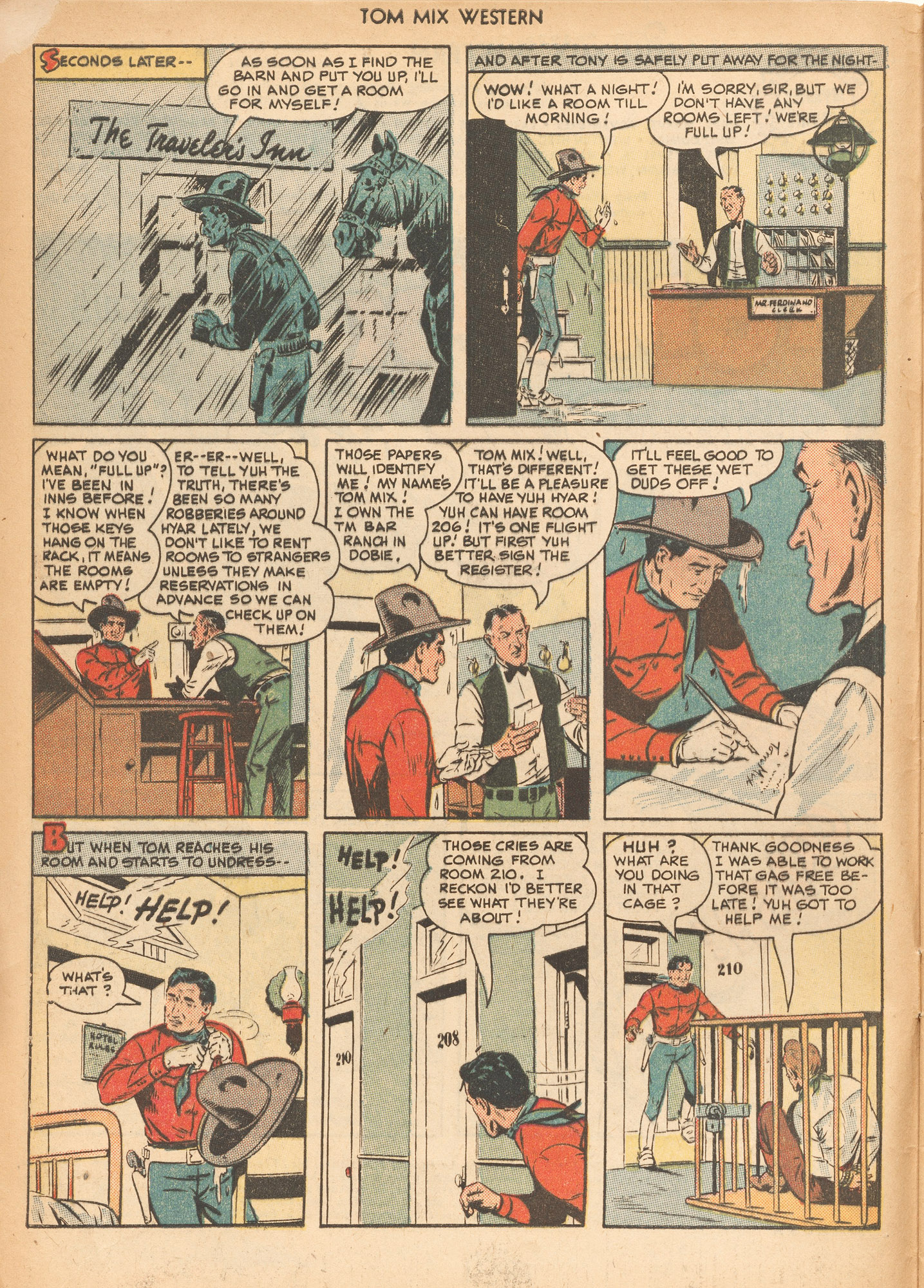 Read online Tom Mix Western (1948) comic -  Issue #26 - 4