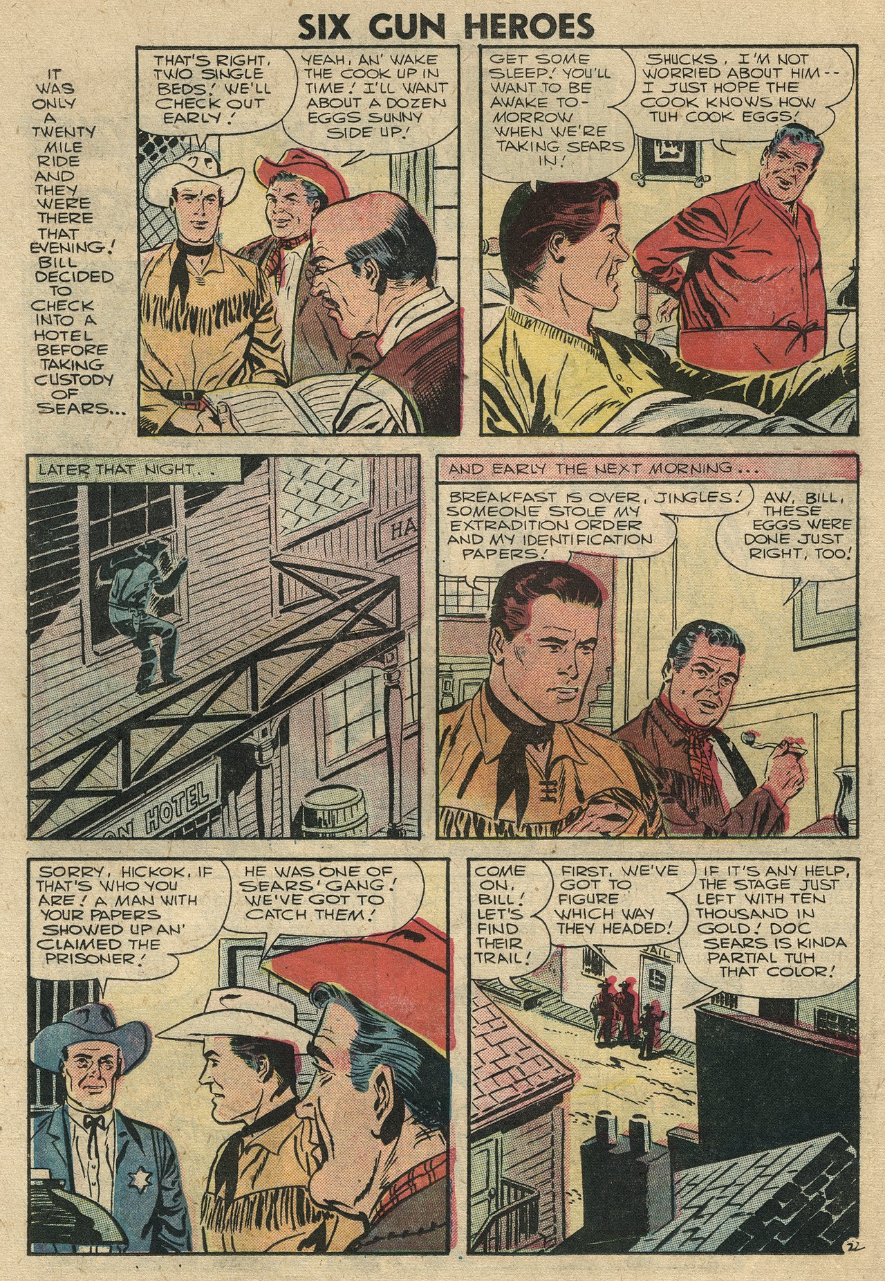 Read online Six-Gun Heroes comic -  Issue #39 - 22