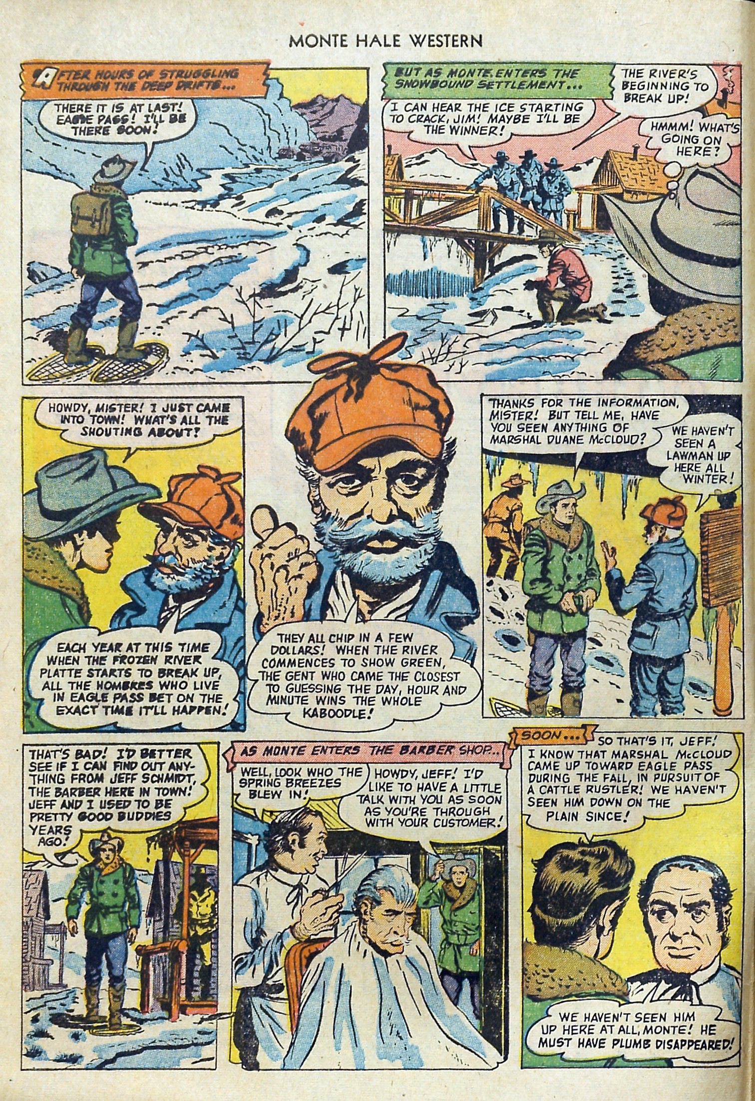 Read online Monte Hale Western comic -  Issue #71 - 3