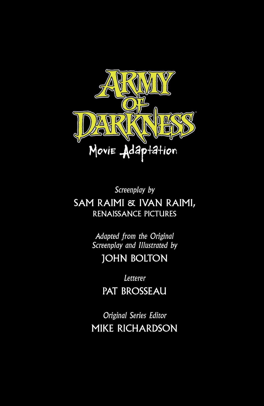 Army of Darkness Movie Adaptation 30th Anniversary issue TPB - Page 4
