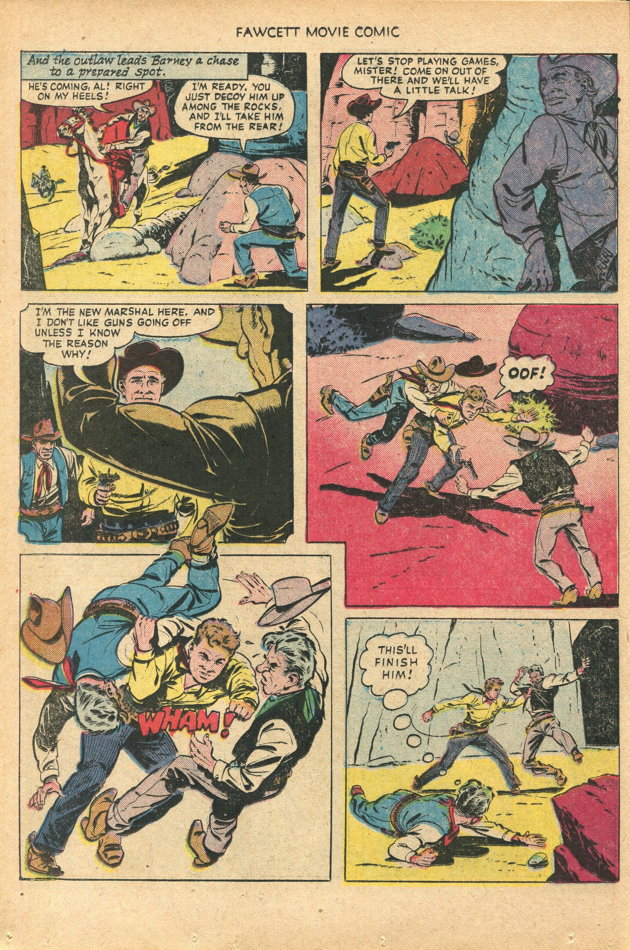 Read online Fawcett Movie Comic comic -  Issue #9 - 12