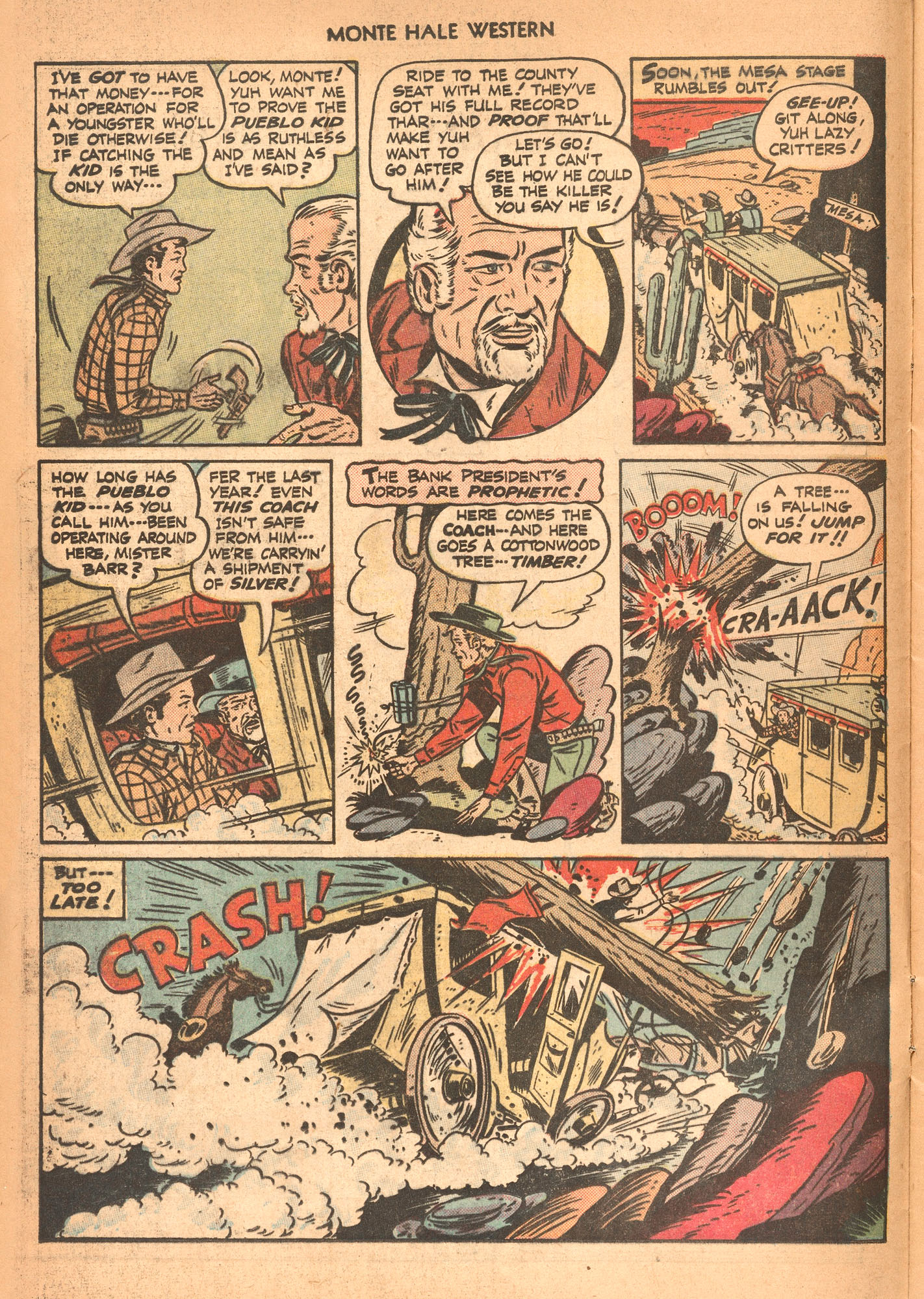 Read online Monte Hale Western comic -  Issue #37 - 10