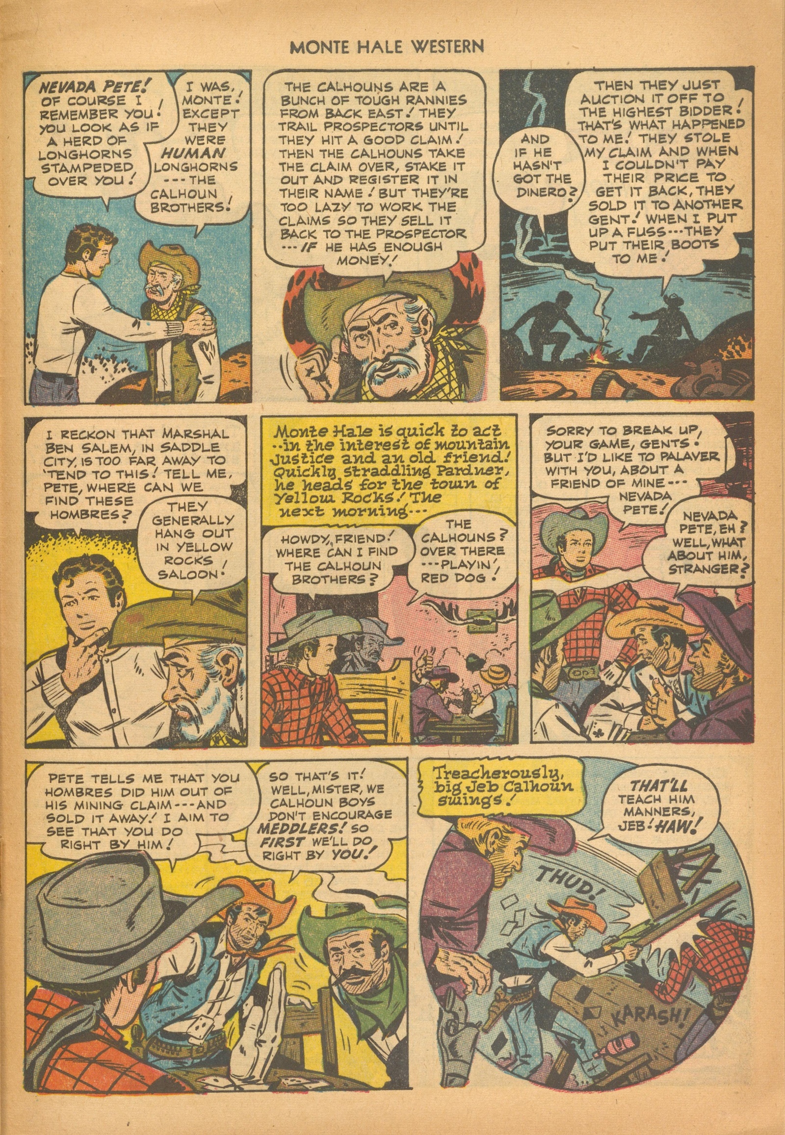 Read online Monte Hale Western comic -  Issue #78 - 29