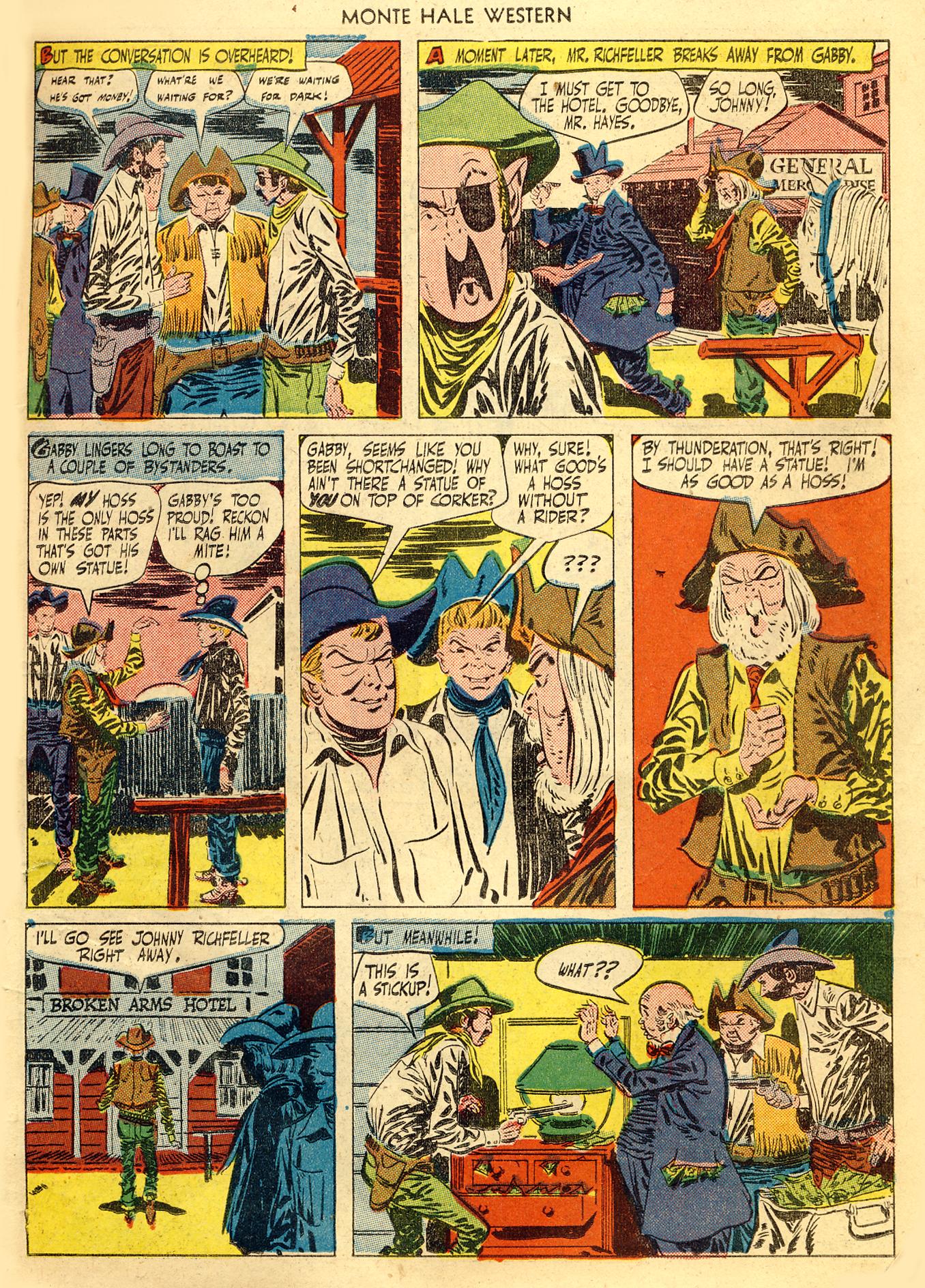 Read online Monte Hale Western comic -  Issue #53 - 10
