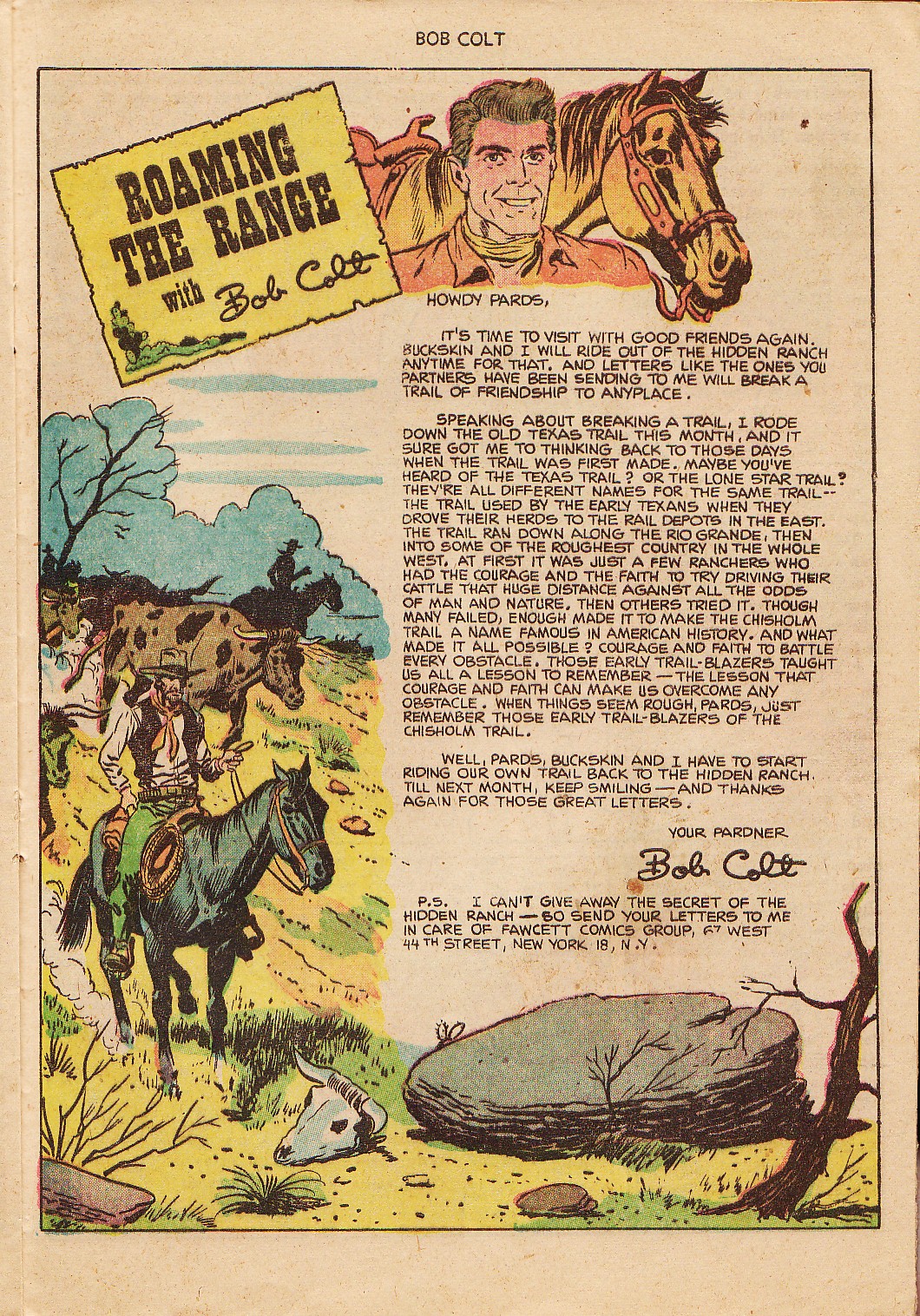 Read online Bob Colt Western comic -  Issue #7 - 23