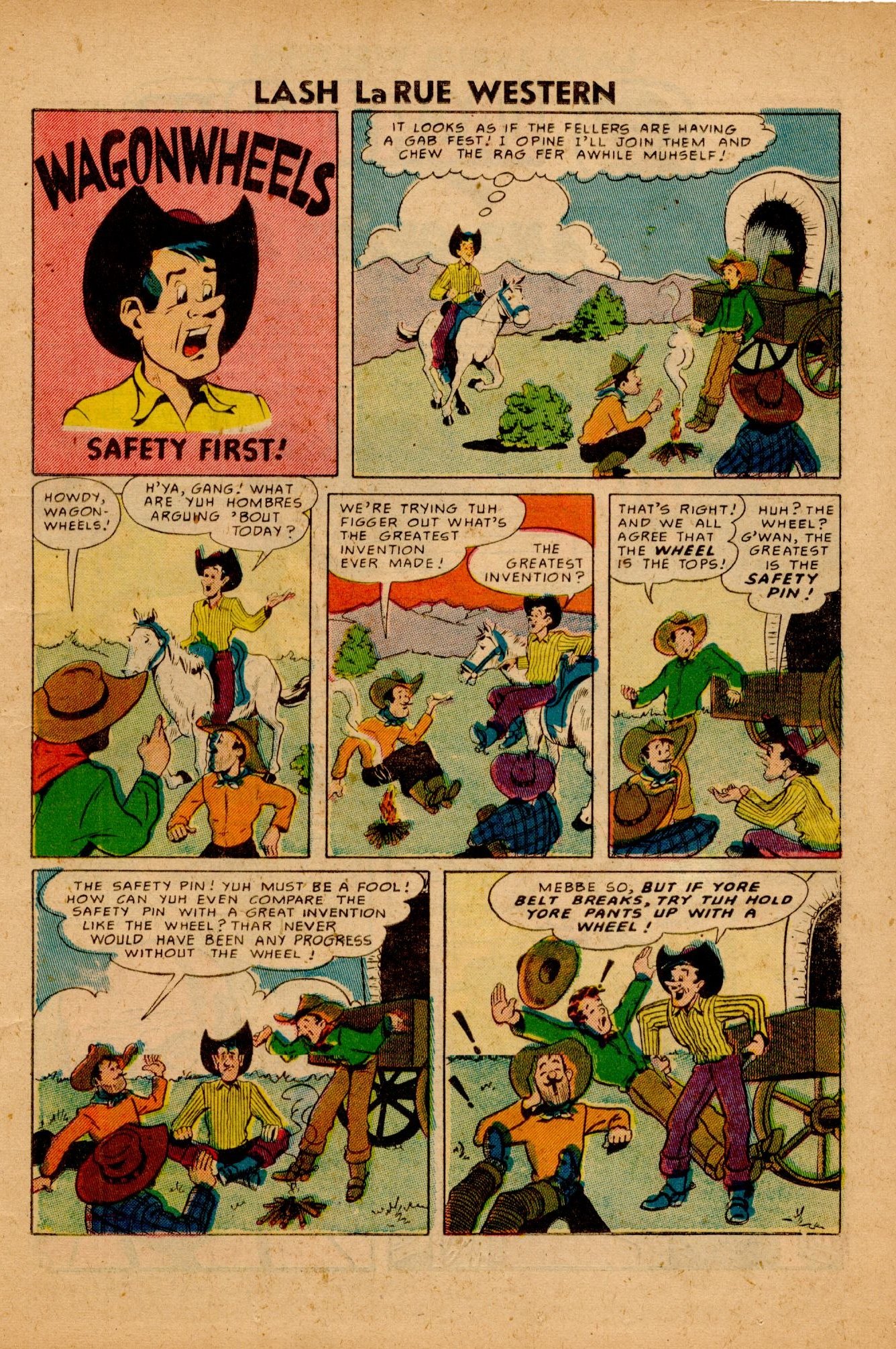 Read online Lash Larue Western (1949) comic -  Issue #63 - 11