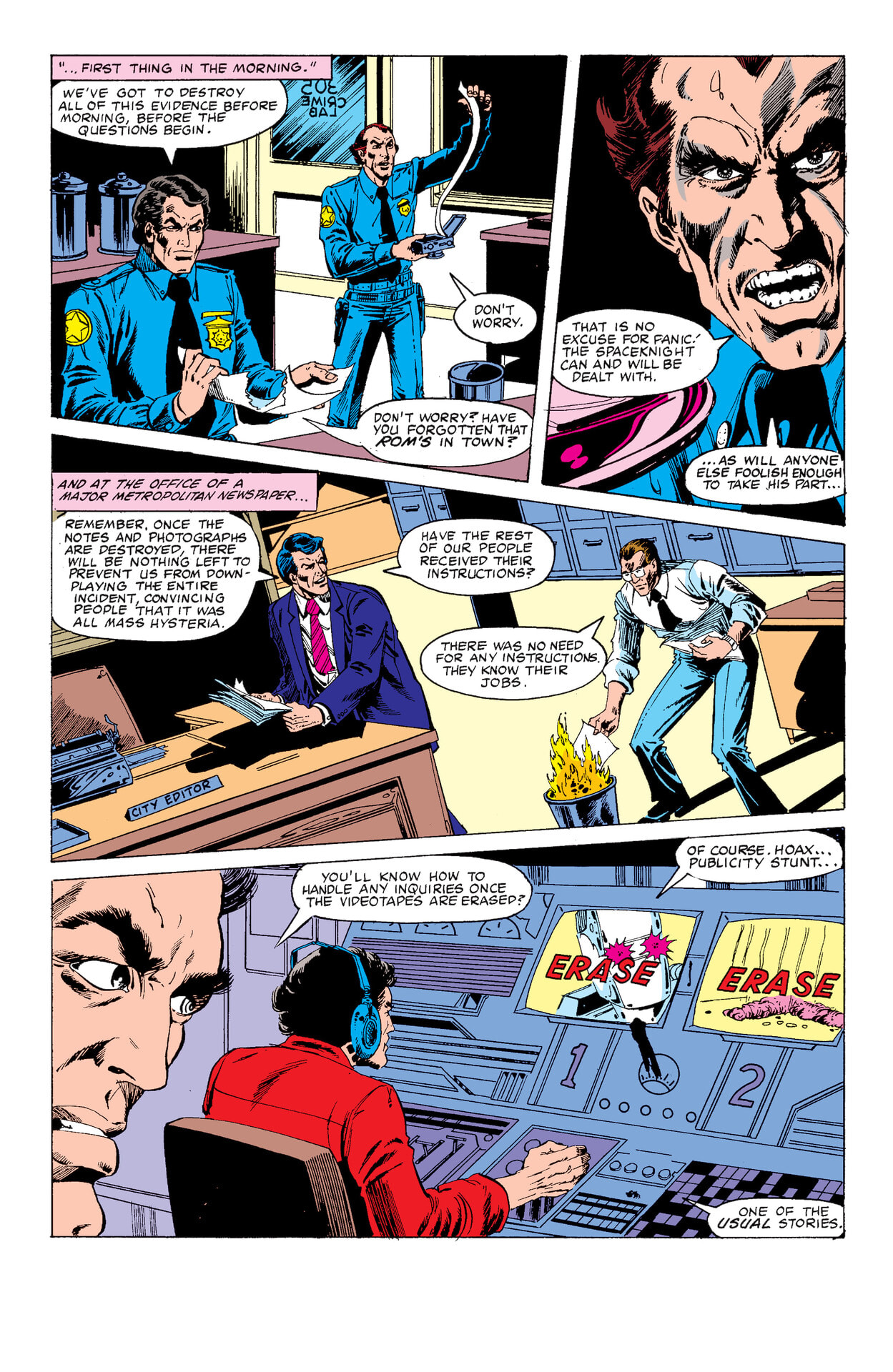 Read online Rom: The Original Marvel Years Omnibus comic -  Issue # TPB (Part 5) - 92
