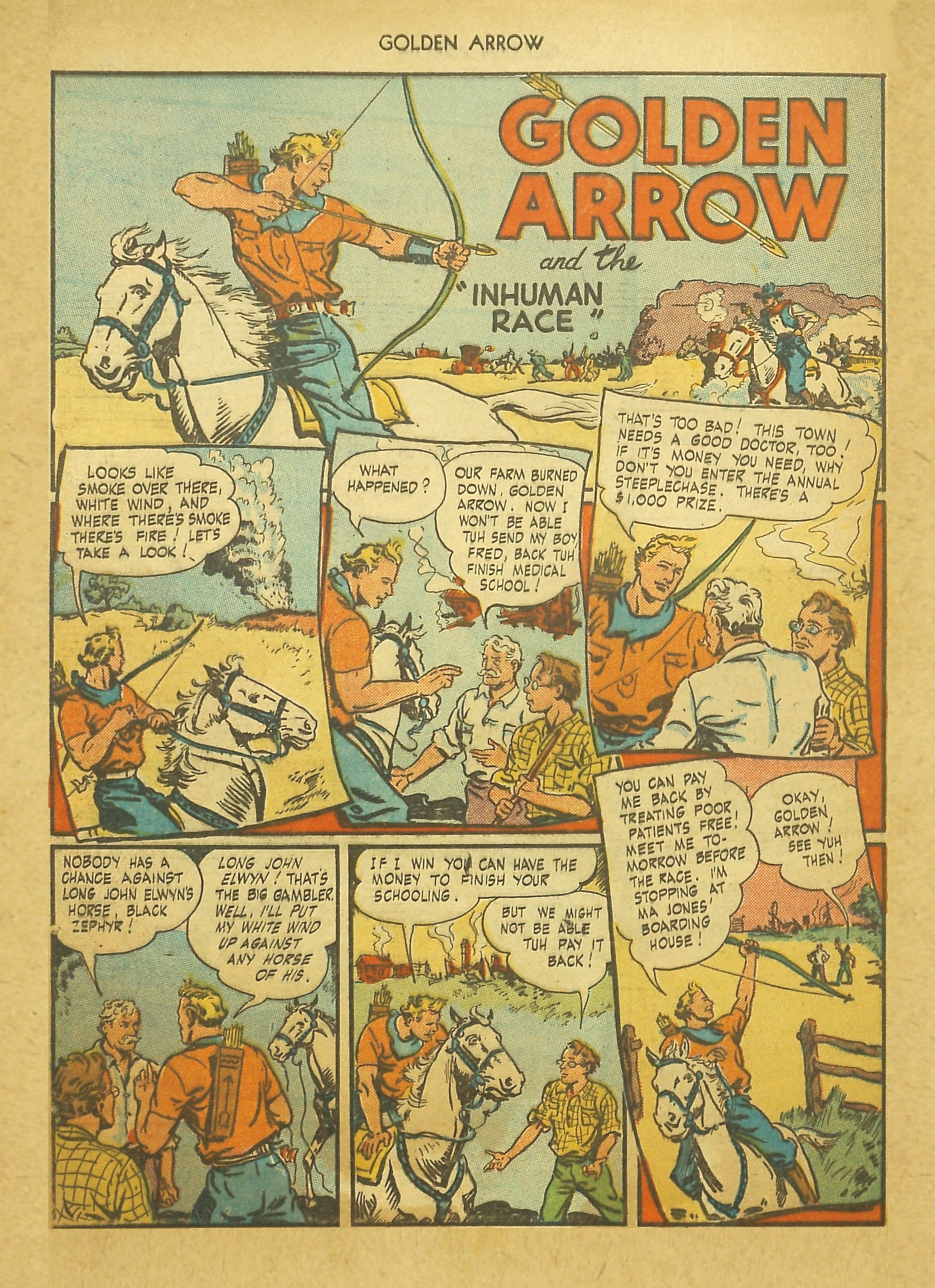 Read online Golden Arrow comic -  Issue #4 - 4