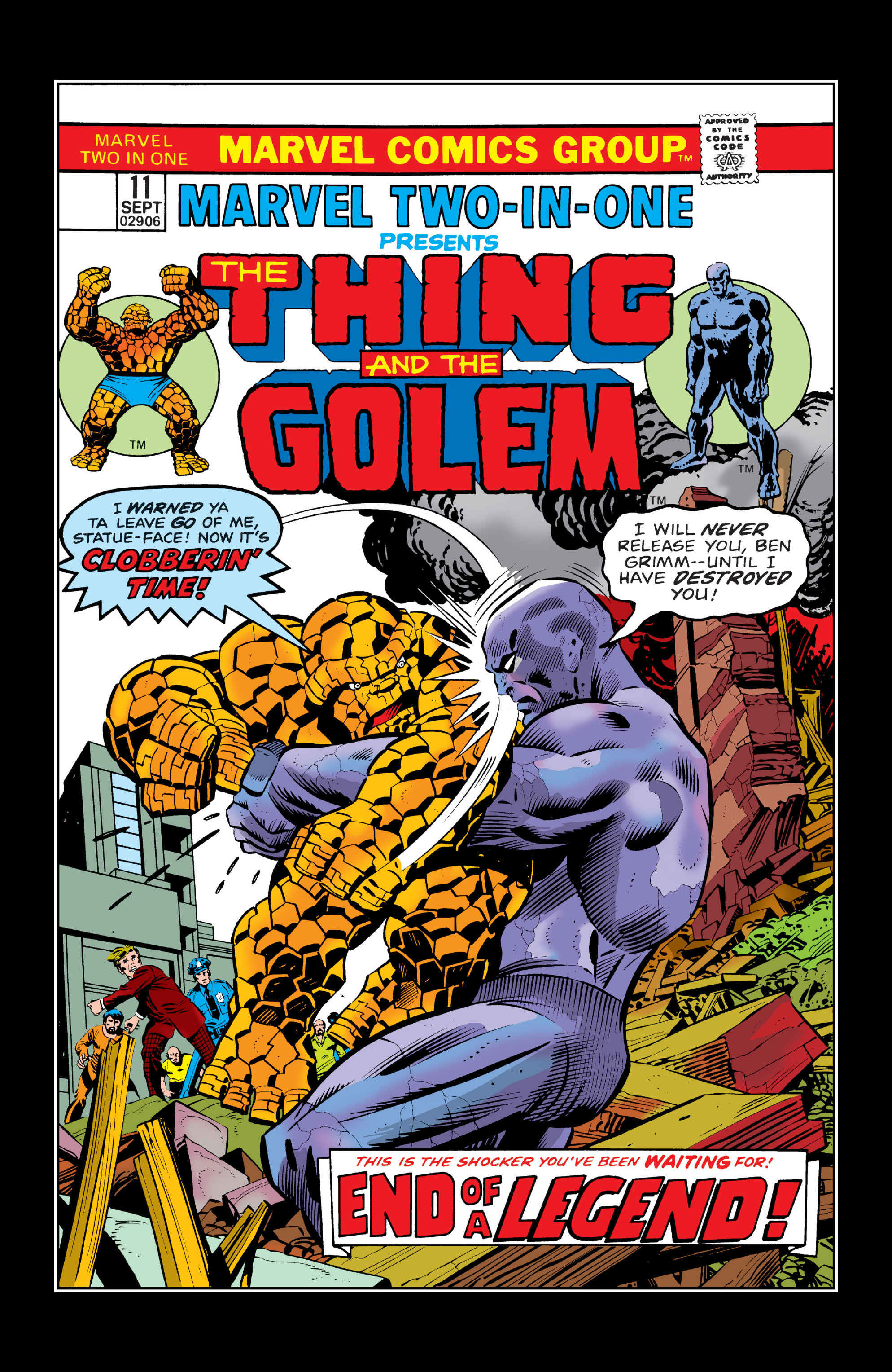 Read online Marvel Two-In-One comic -  Issue #11 - 1