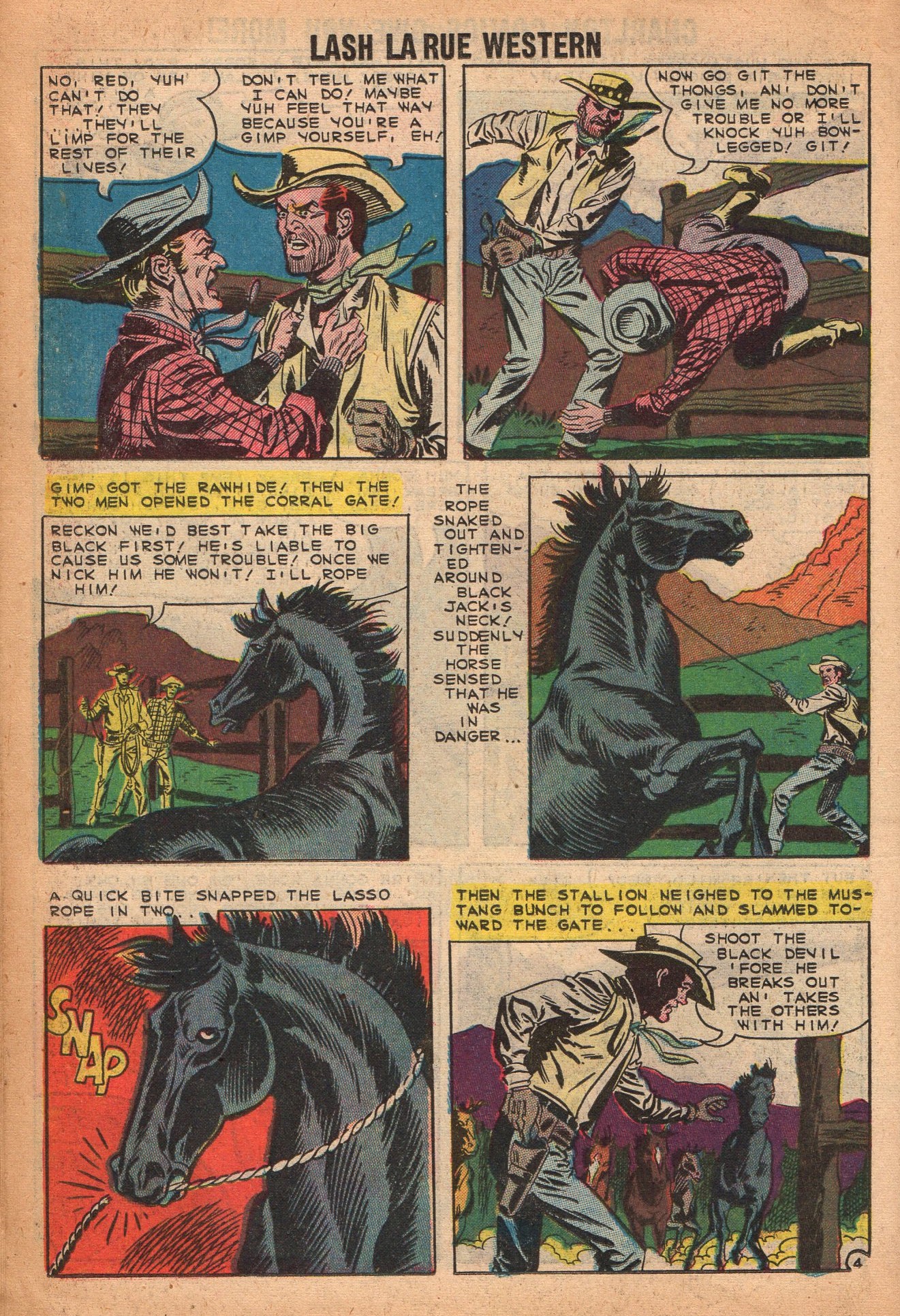 Read online Lash Larue Western (1949) comic -  Issue #81 - 18
