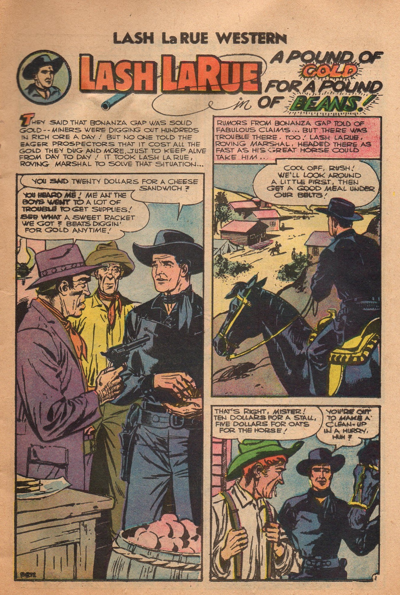 Read online Lash Larue Western (1949) comic -  Issue #62 - 11