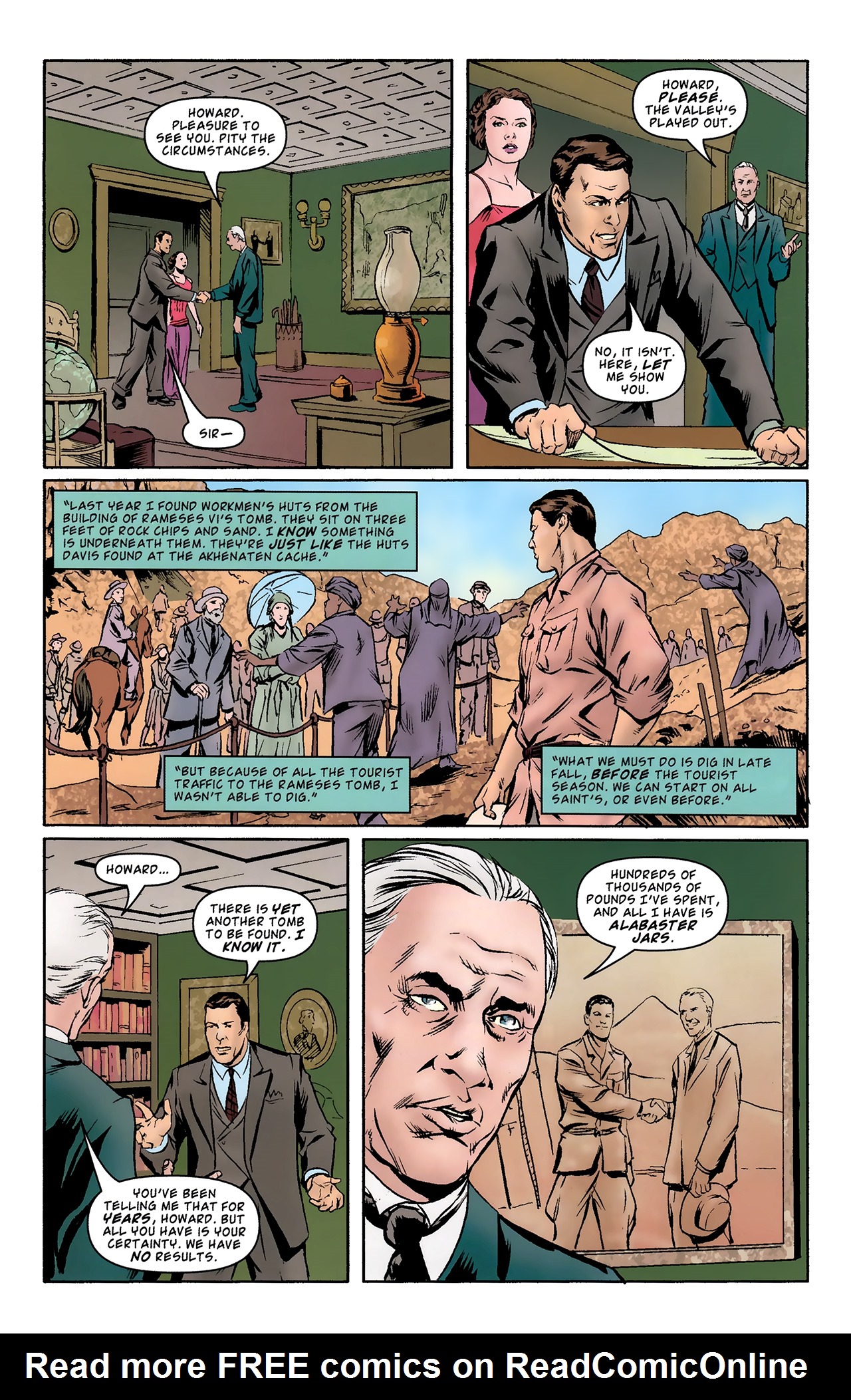 Read online The Murder of King Tut comic -  Issue #4 - 8
