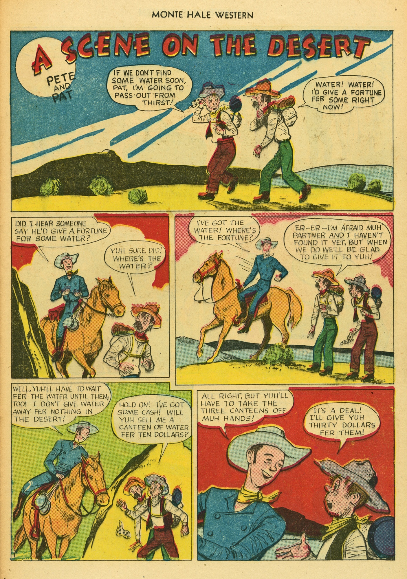 Read online Monte Hale Western comic -  Issue #60 - 25