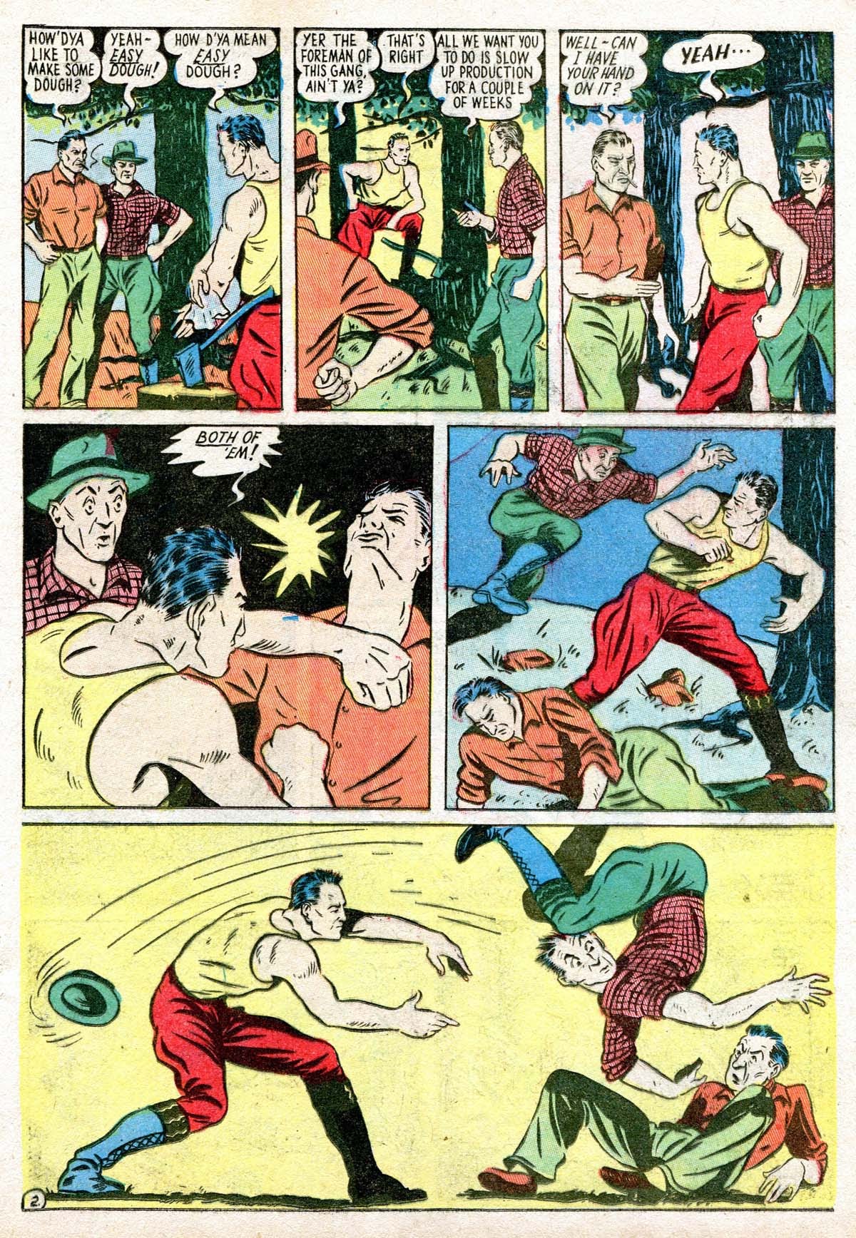 Read online Masked Marvel comic -  Issue #2 - 37