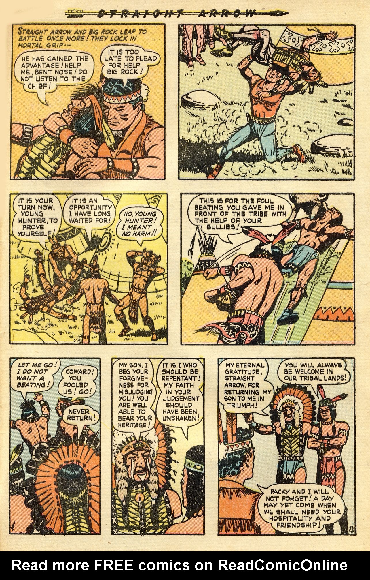 Read online Straight Arrow comic -  Issue #15 - 33