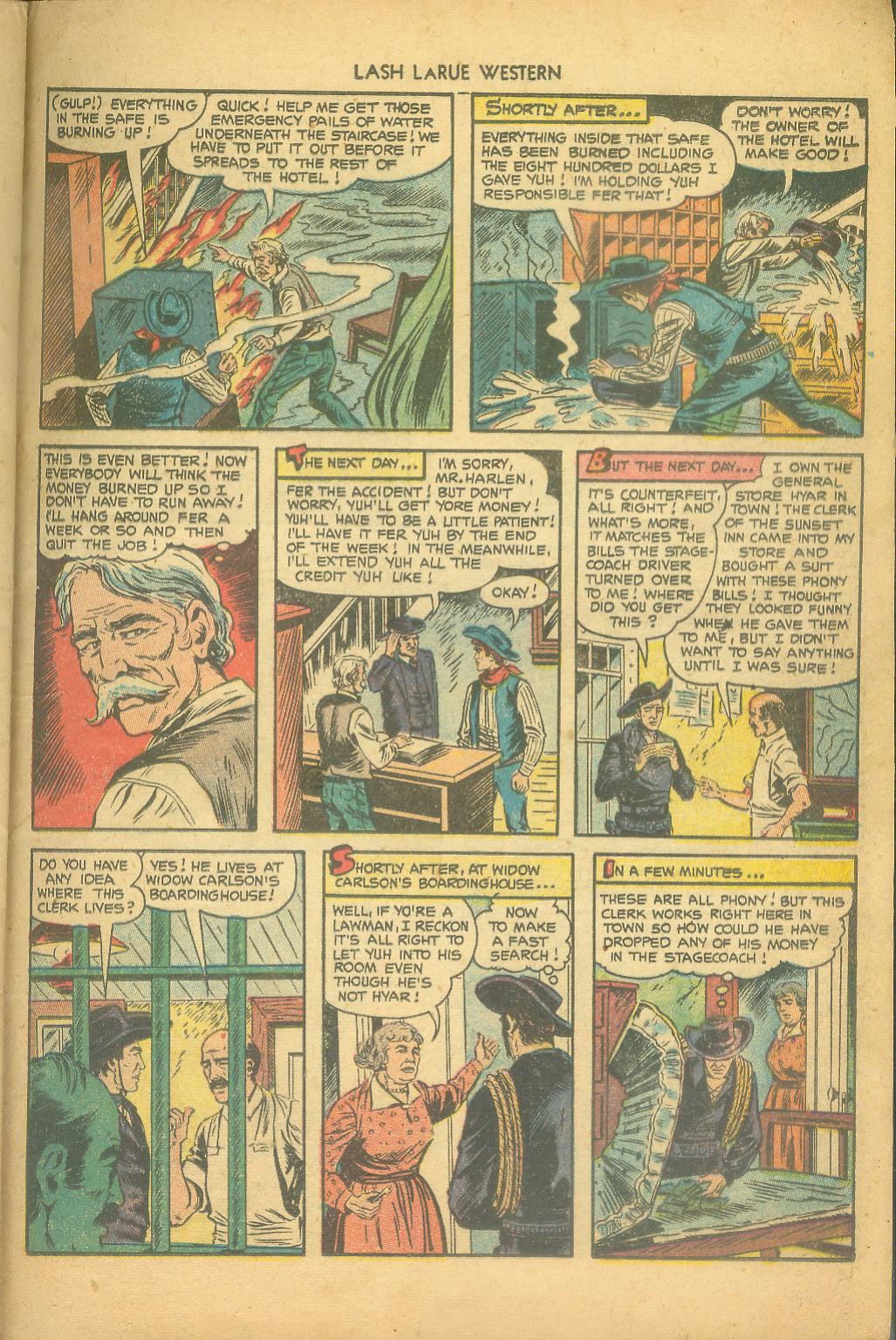 Read online Lash Larue Western (1949) comic -  Issue #43 - 25