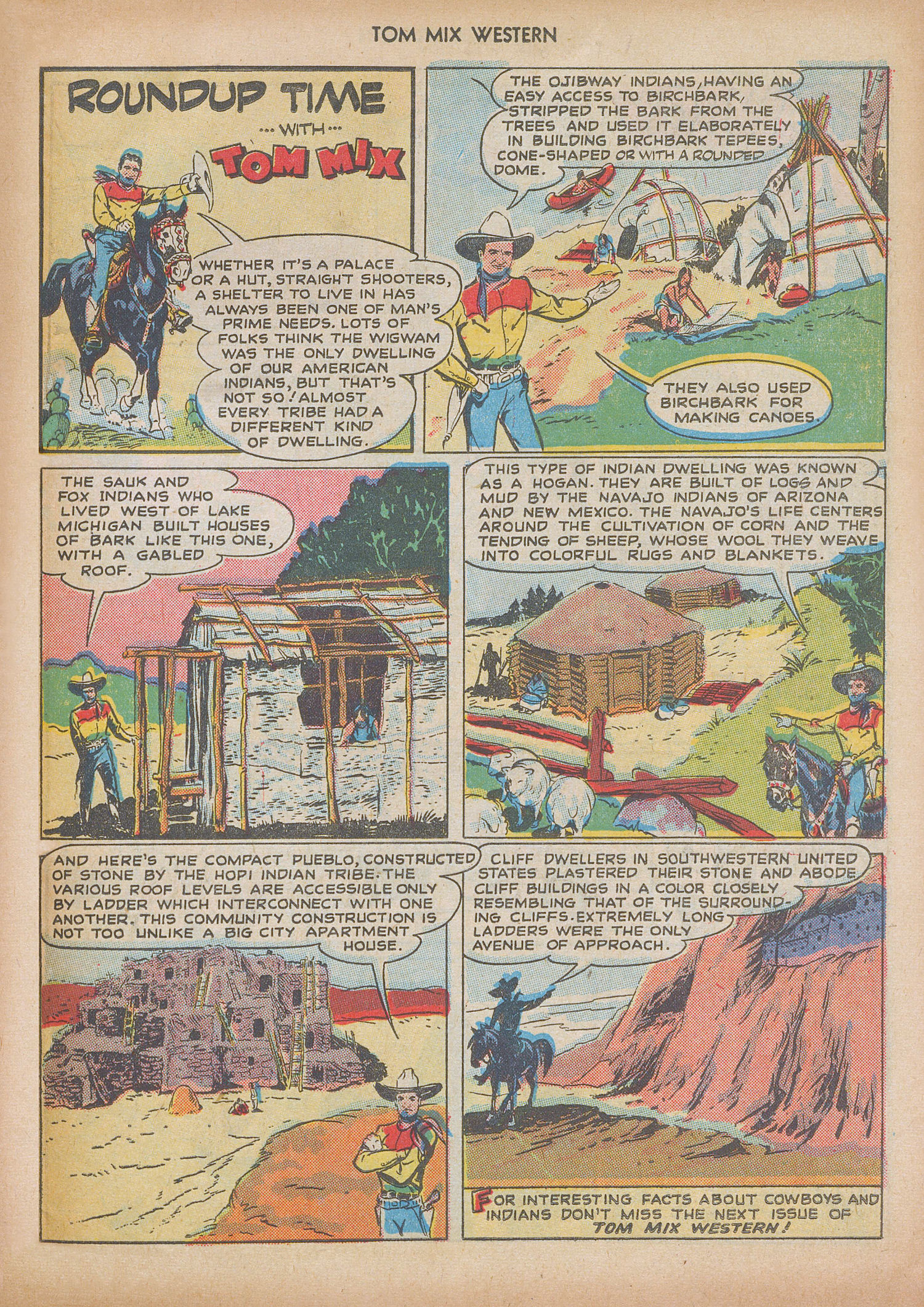 Read online Tom Mix Western (1948) comic -  Issue #9 - 39