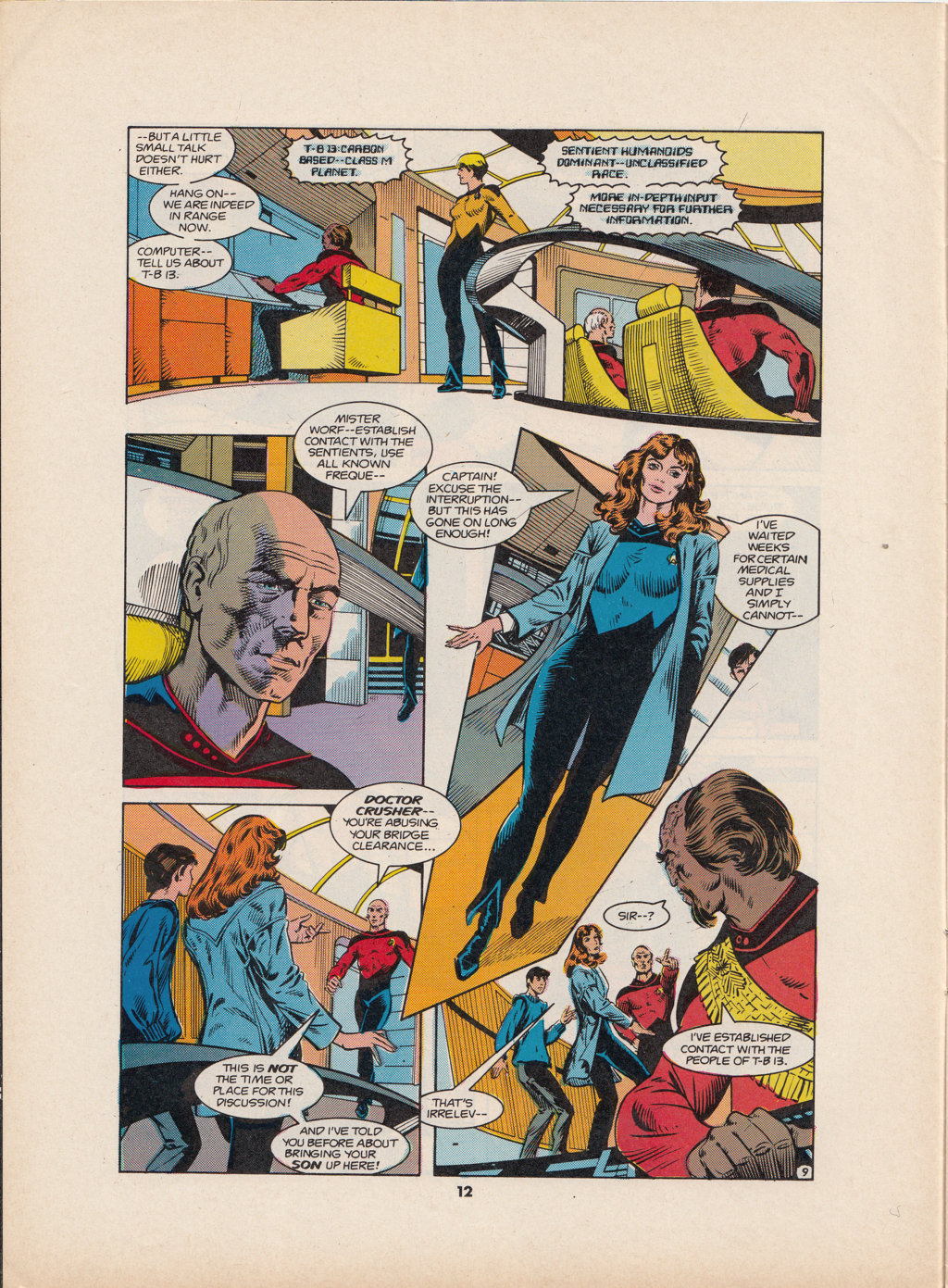 Read online Star Trek The Next Generation (1990) comic -  Issue #1 - 12