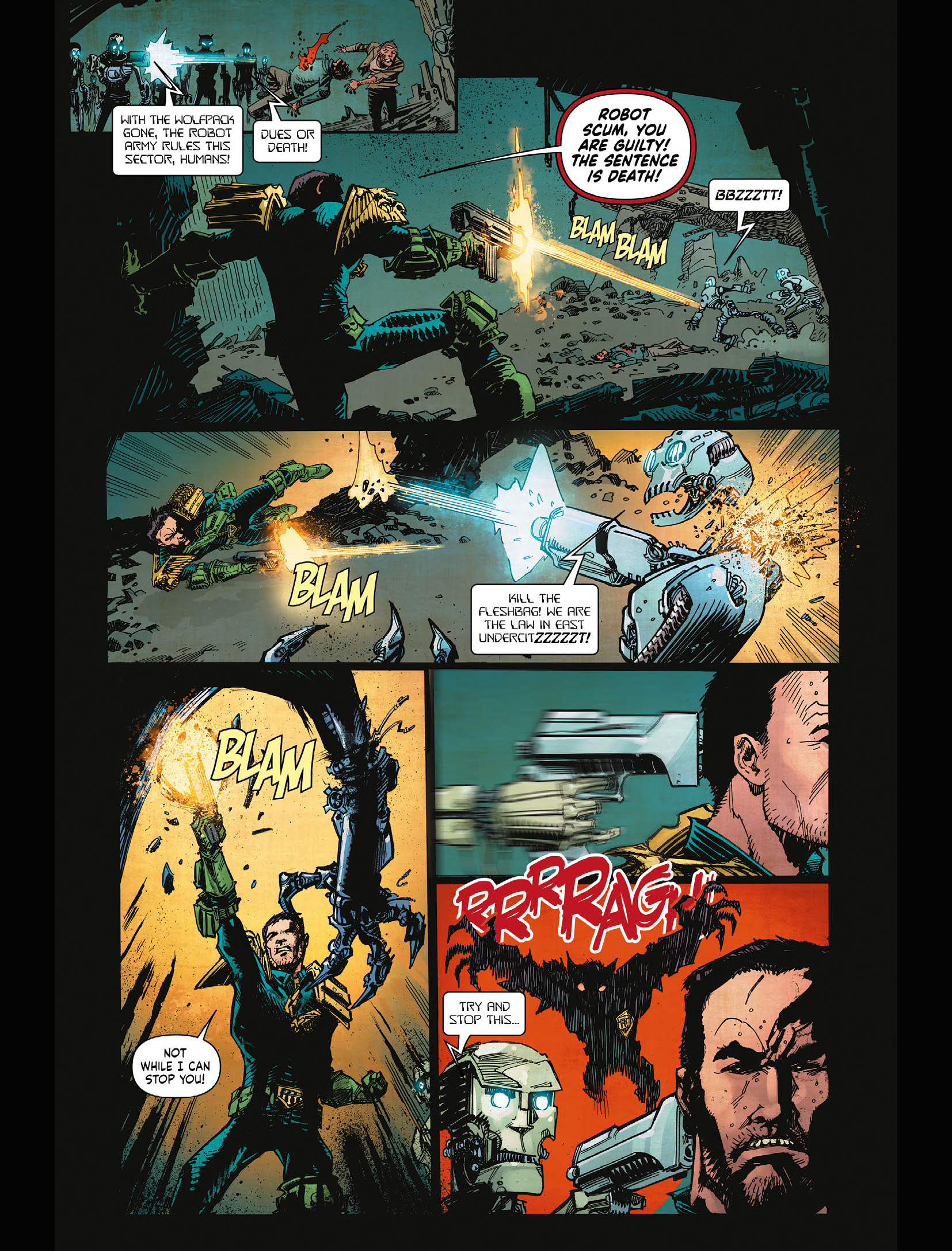 Read online Judge Dredd Megazine (Vol. 5) comic -  Issue #463 - 100