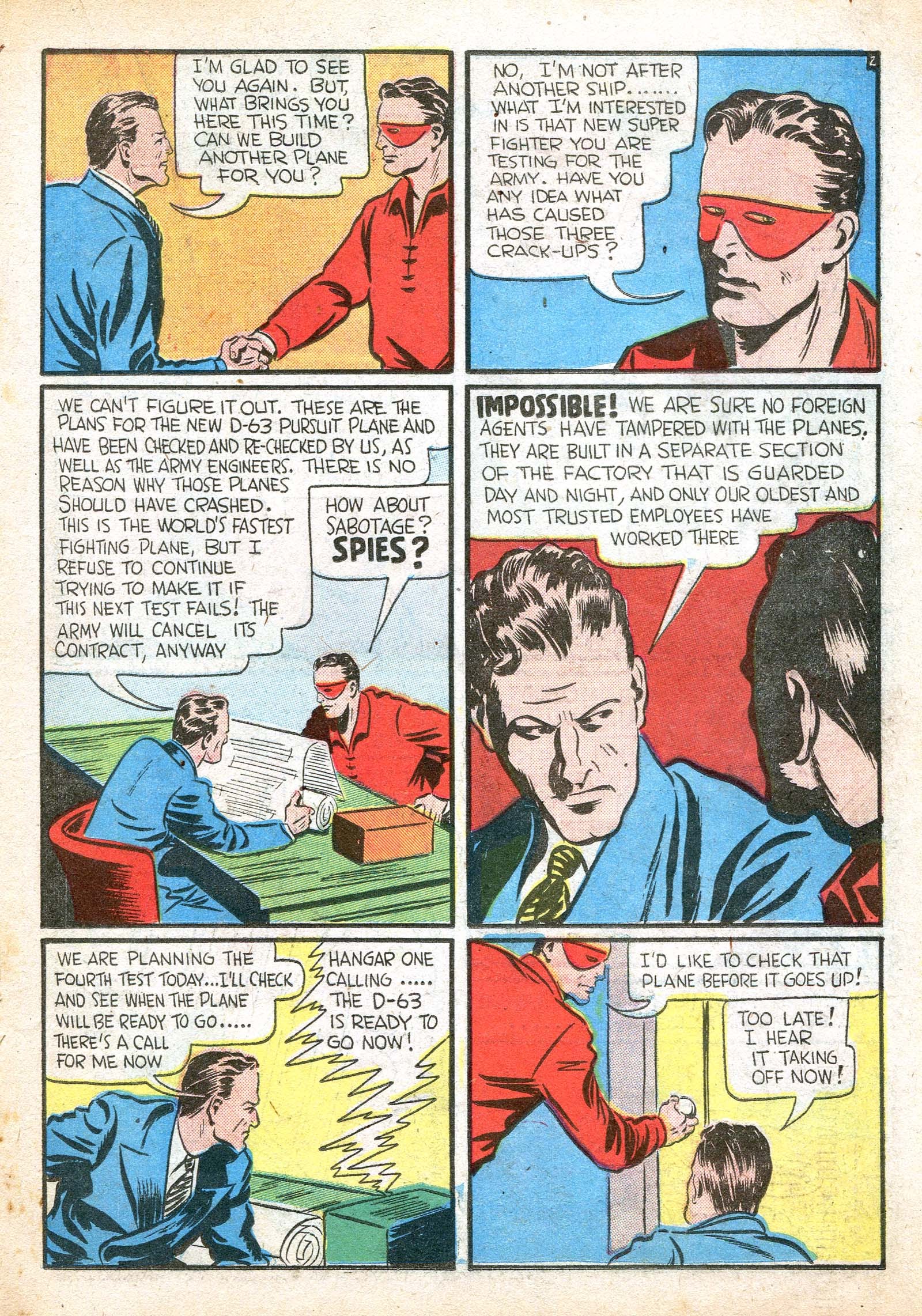 Read online Masked Marvel comic -  Issue #3 - 35