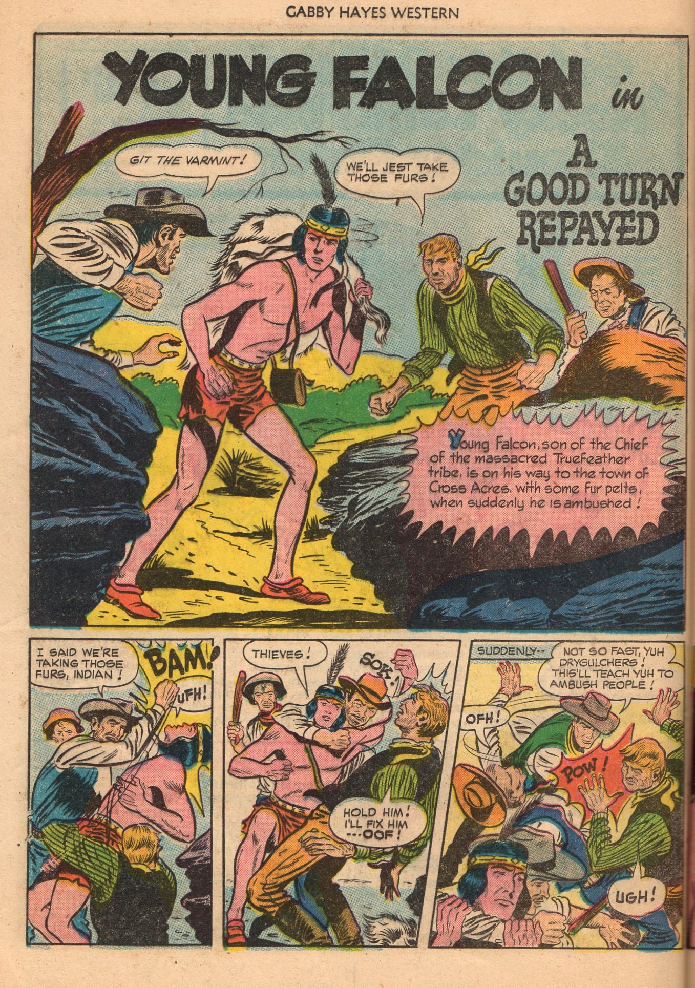 Read online Gabby Hayes Western comic -  Issue #21 - 36