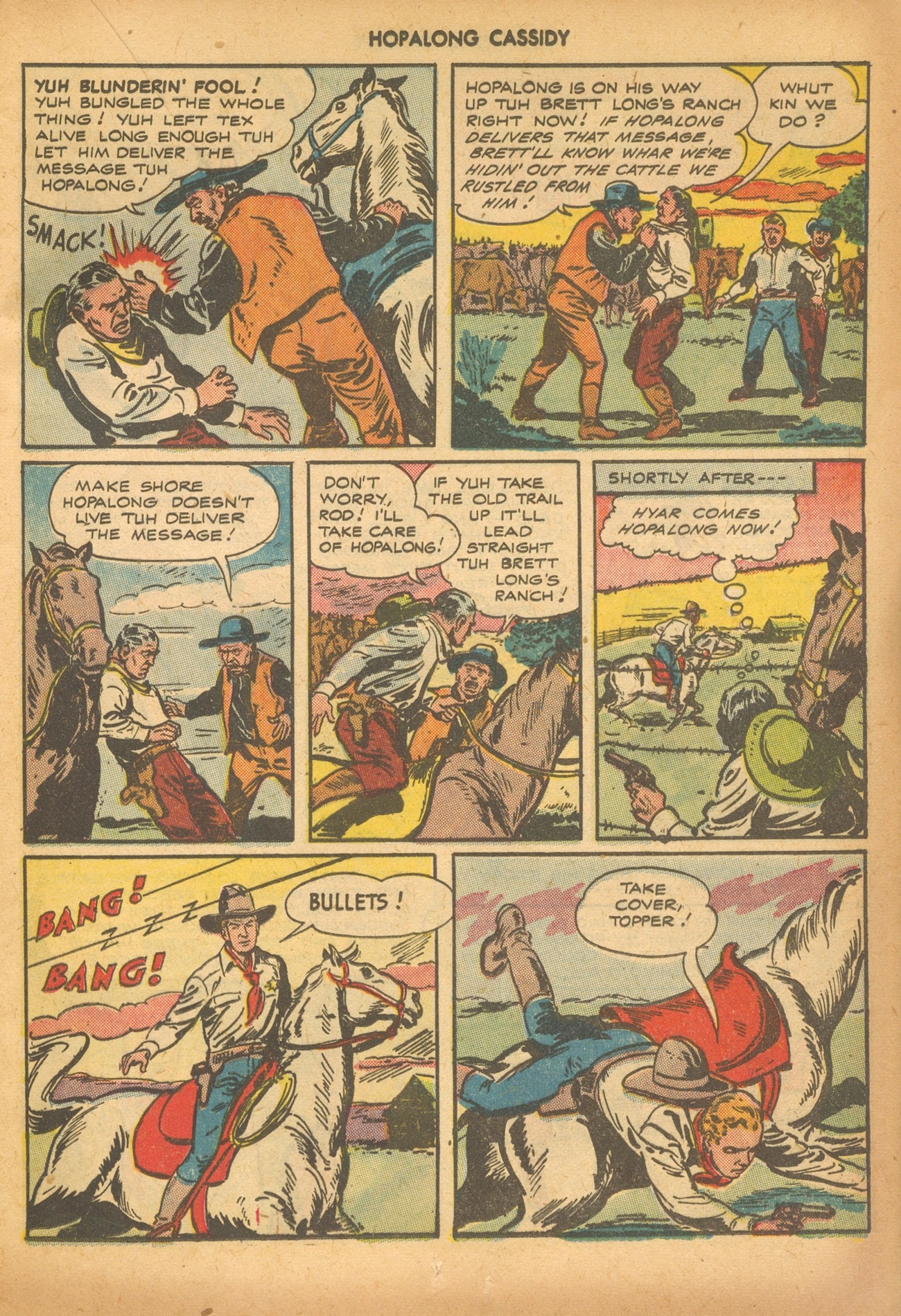 Read online Hopalong Cassidy comic -  Issue #12 - 19