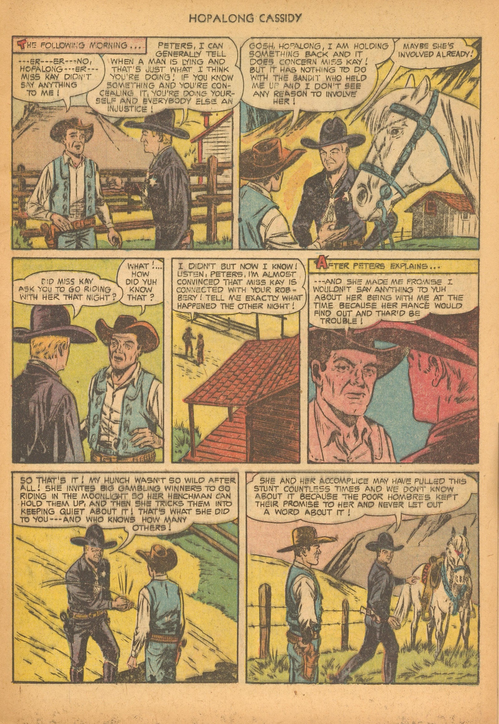 Read online Hopalong Cassidy comic -  Issue #81 - 13