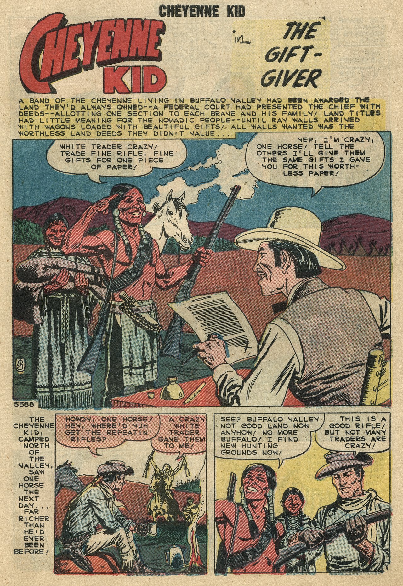 Read online Cheyenne Kid comic -  Issue #19 - 27