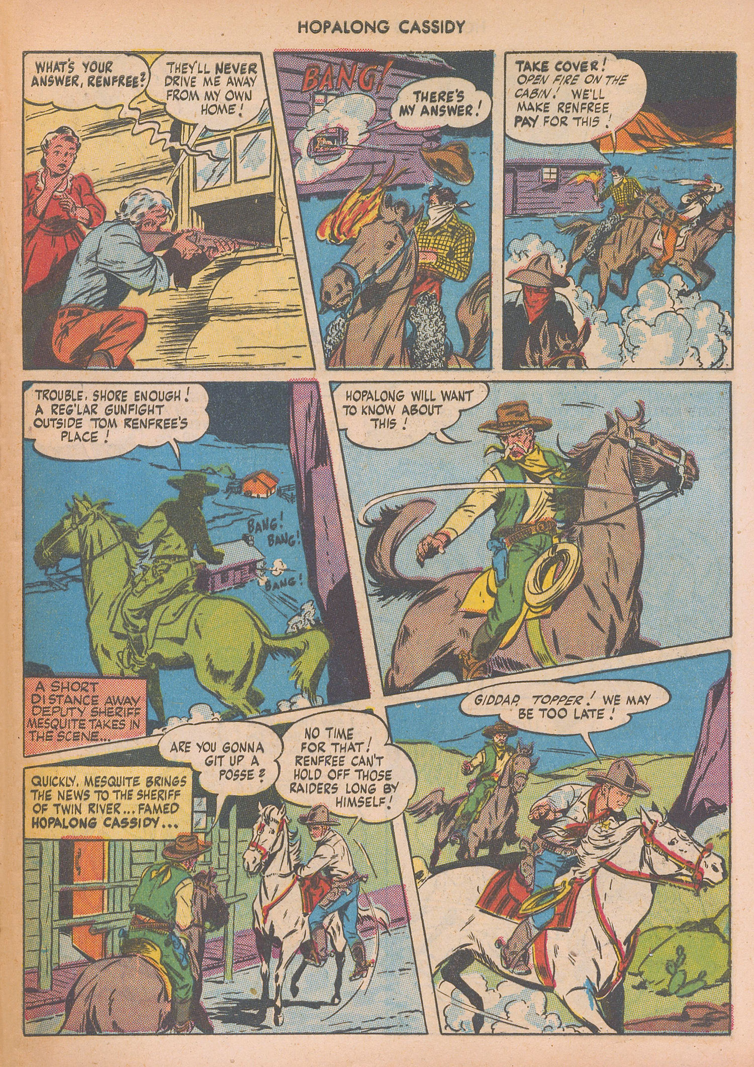 Read online Hopalong Cassidy comic -  Issue #7 - 5