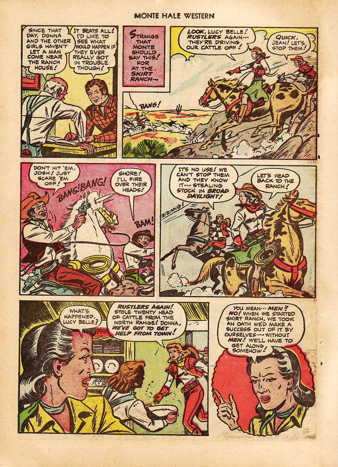 Read online Monte Hale Western comic -  Issue #38 - 29