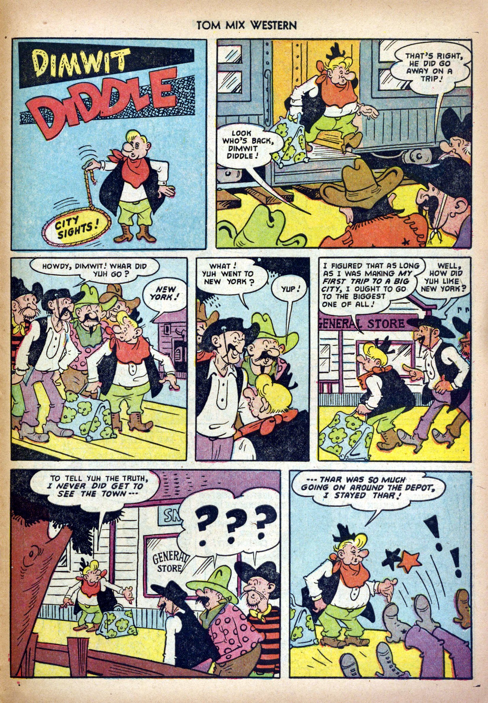 Read online Tom Mix Western (1948) comic -  Issue #58 - 27