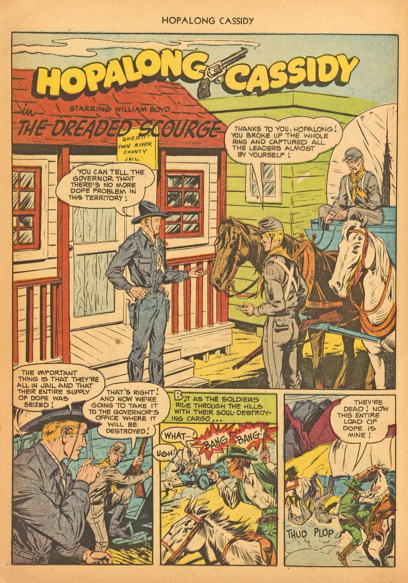 Read online Hopalong Cassidy comic -  Issue #66 - 16