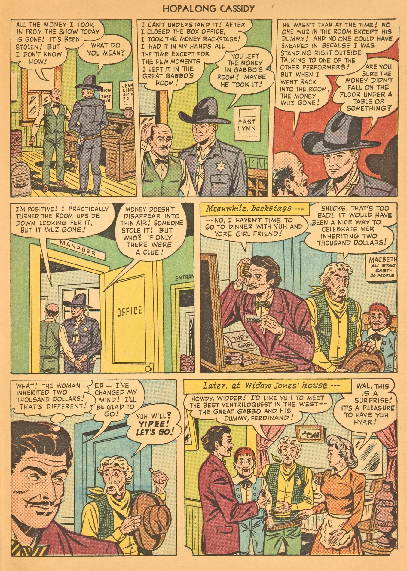 Read online Hopalong Cassidy comic -  Issue #50 - 27