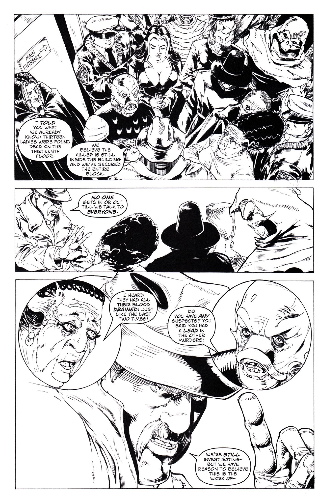 Read online Return of the Monsters: Black Bat & Death Angel vs Dracula comic -  Issue # Full - 6