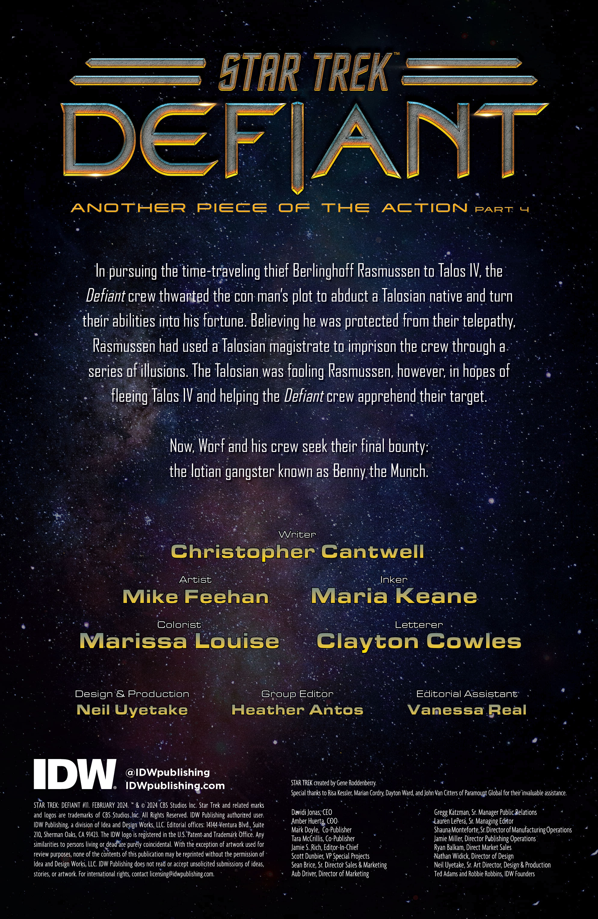 Read online Star Trek: Defiant comic -  Issue #11 - 2