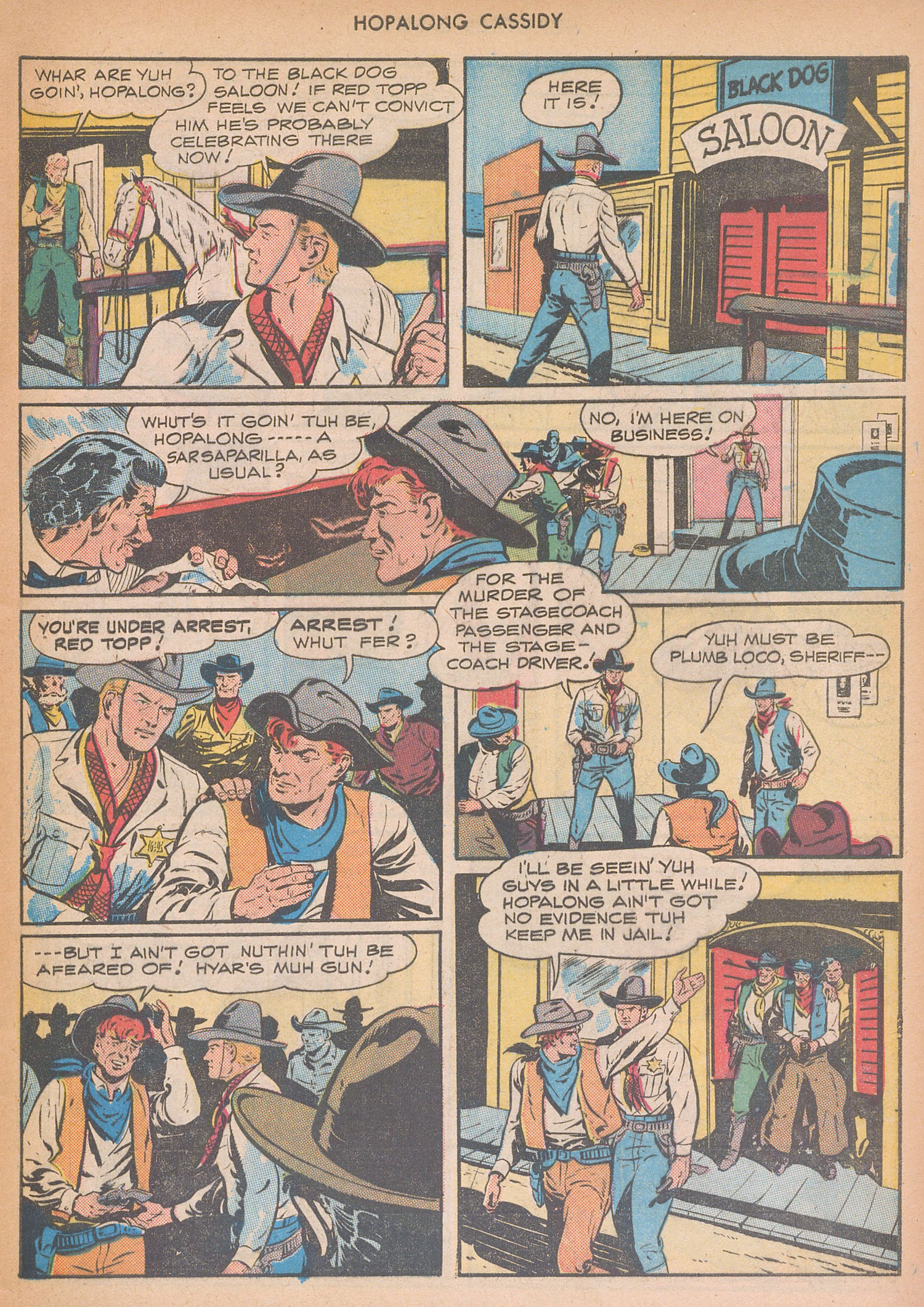 Read online Hopalong Cassidy comic -  Issue #20 - 21