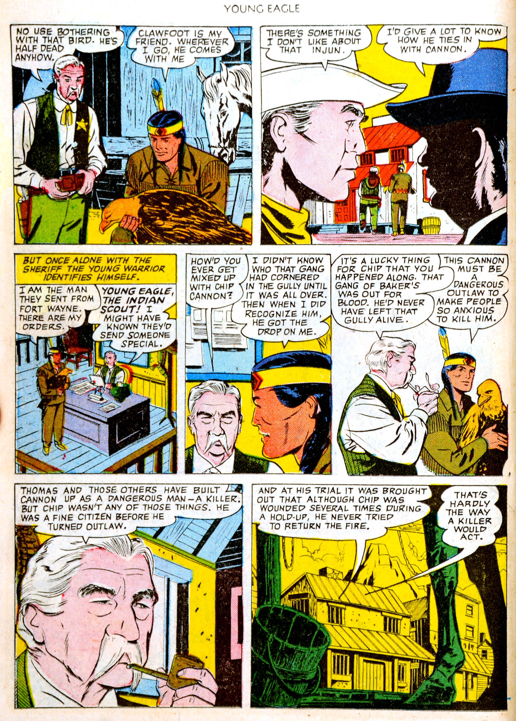 Read online Young Eagle comic -  Issue #4 - 8