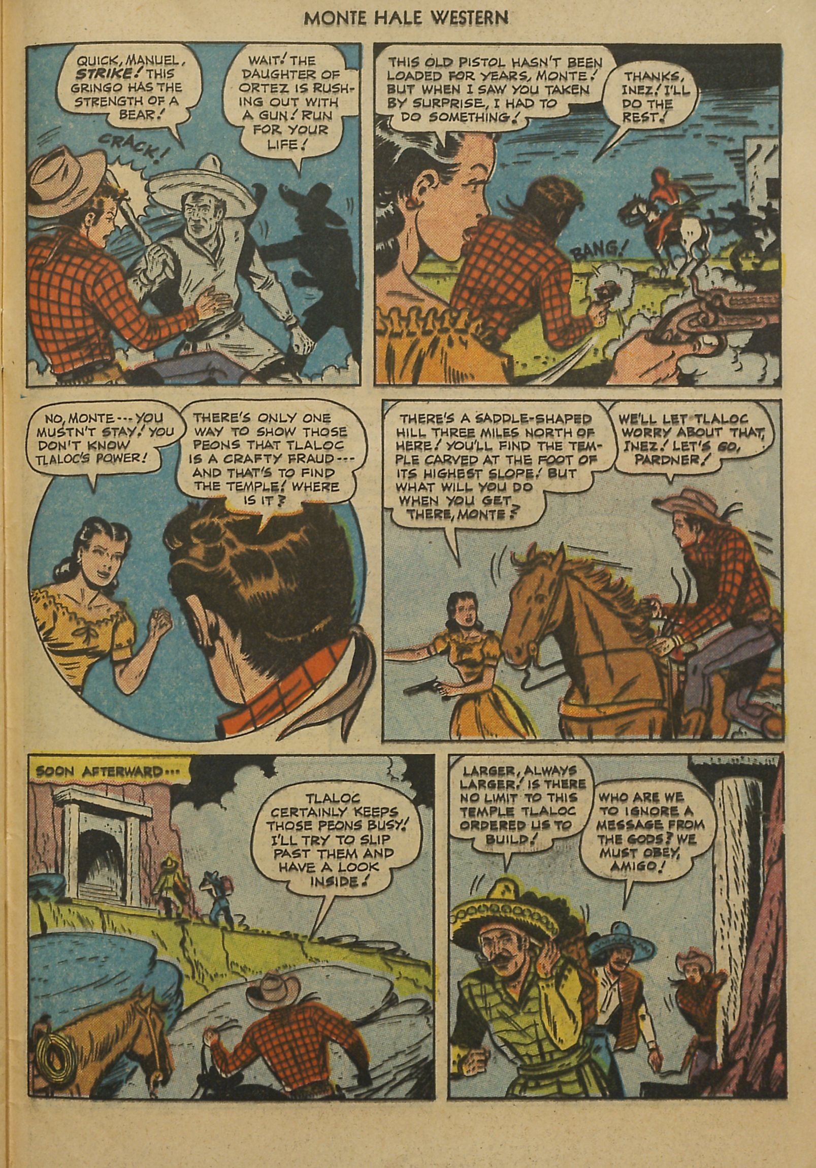Read online Monte Hale Western comic -  Issue #52 - 45