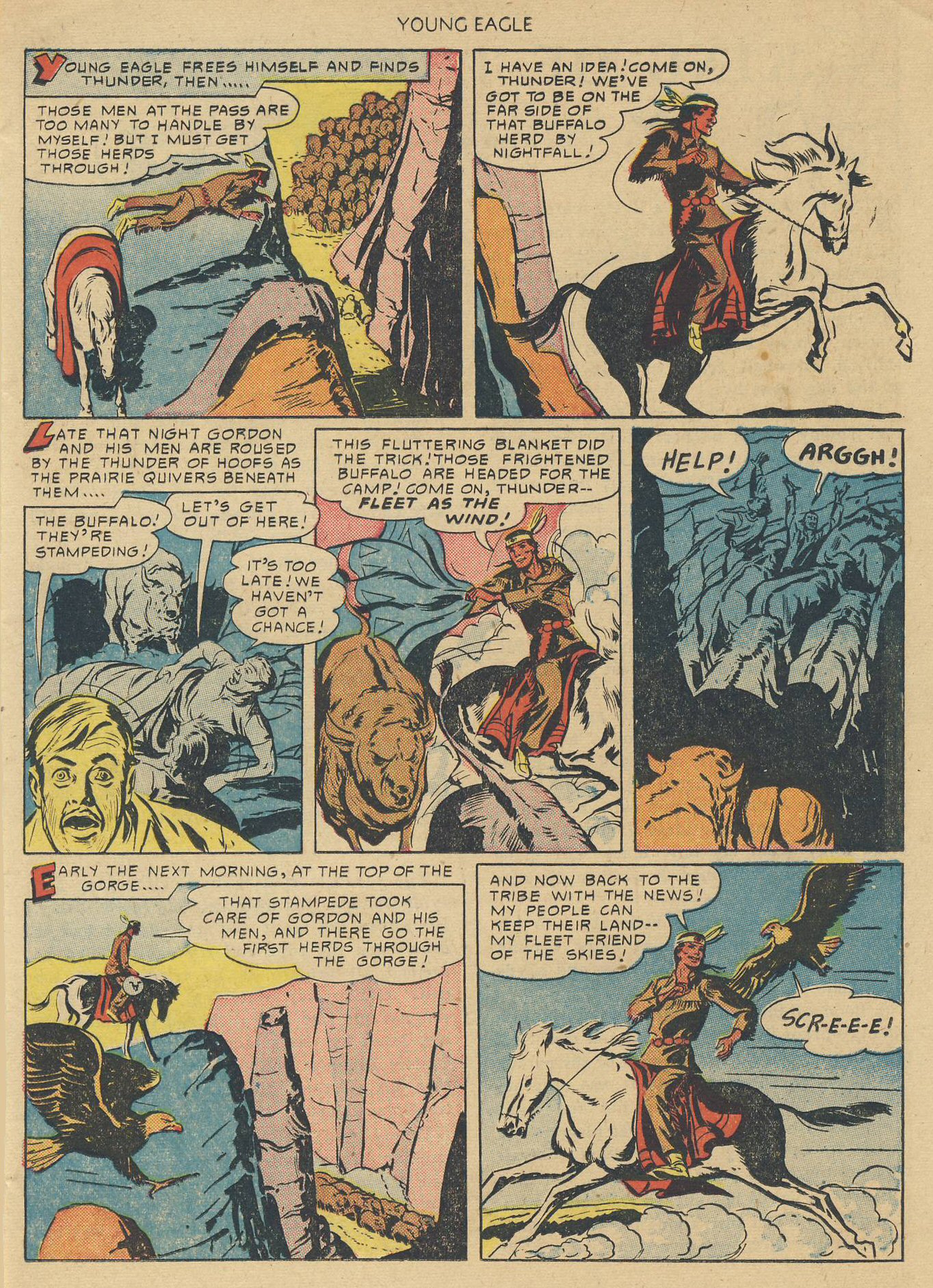 Read online Young Eagle comic -  Issue #1 - 25