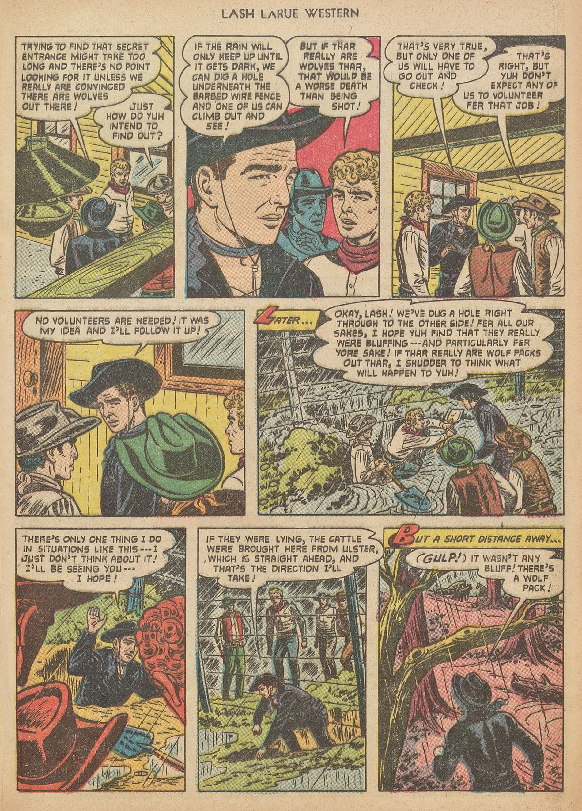 Read online Lash Larue Western (1949) comic -  Issue #40 - 17