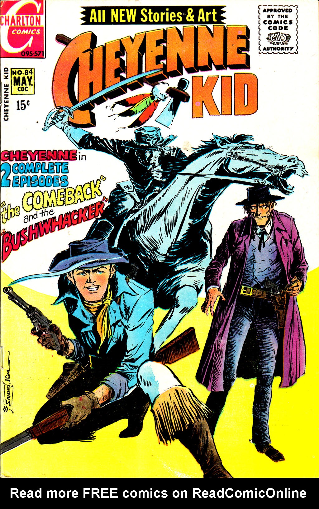 Read online Cheyenne Kid comic -  Issue #84 - 1