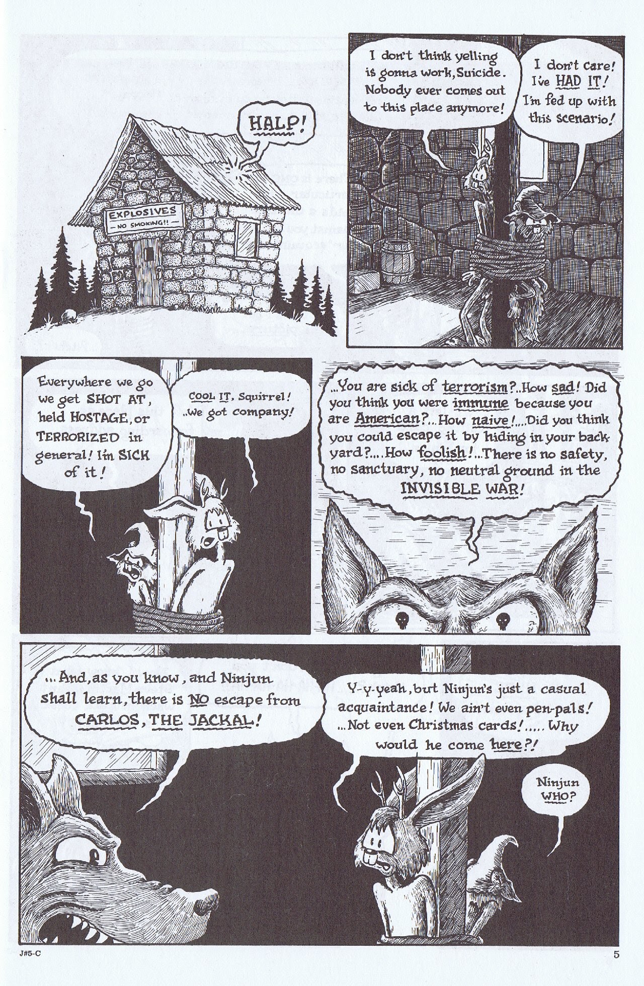 Read online Tales Of The Jackalope comic -  Issue #5 - 7
