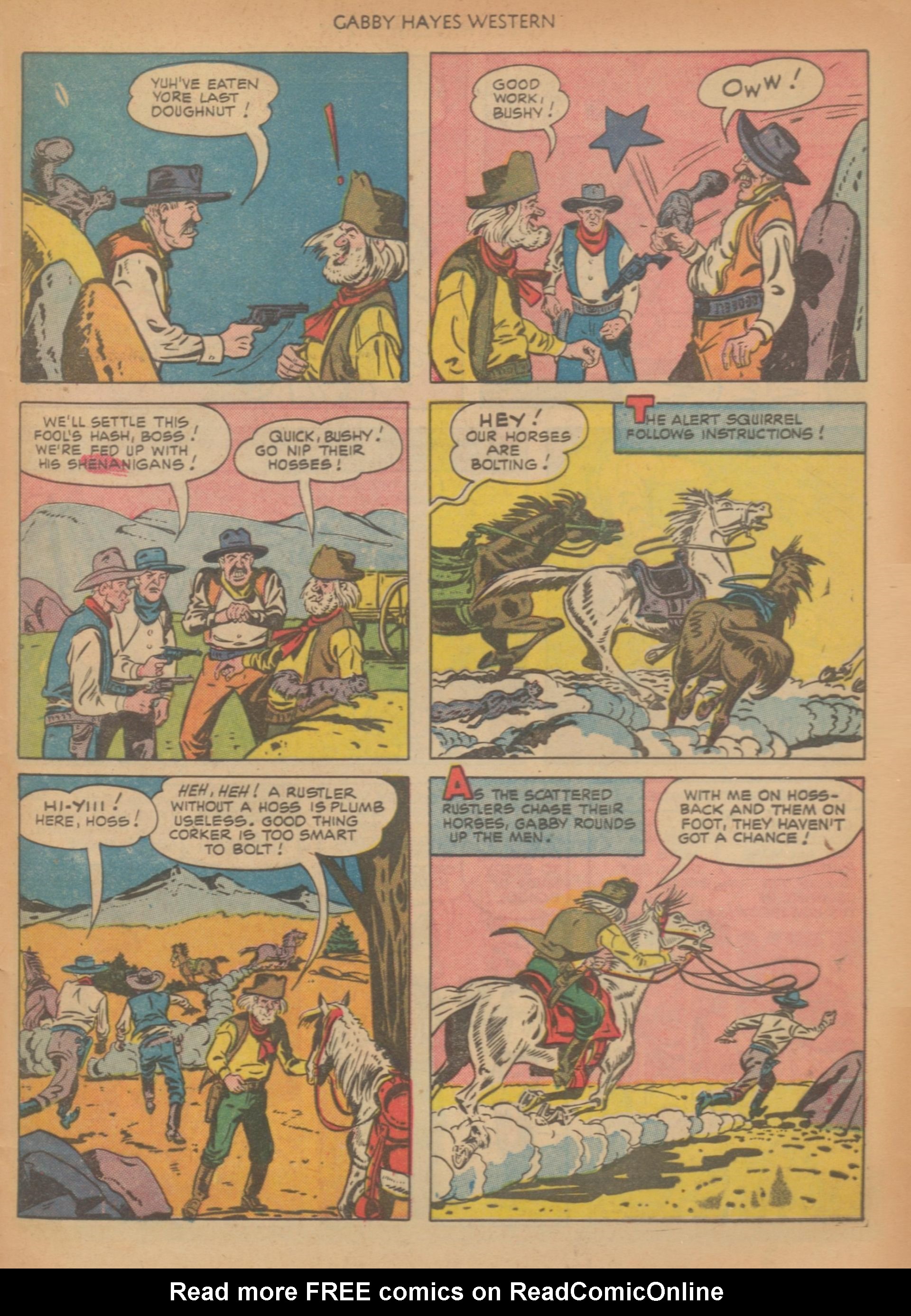 Read online Gabby Hayes Western comic -  Issue #29 - 49